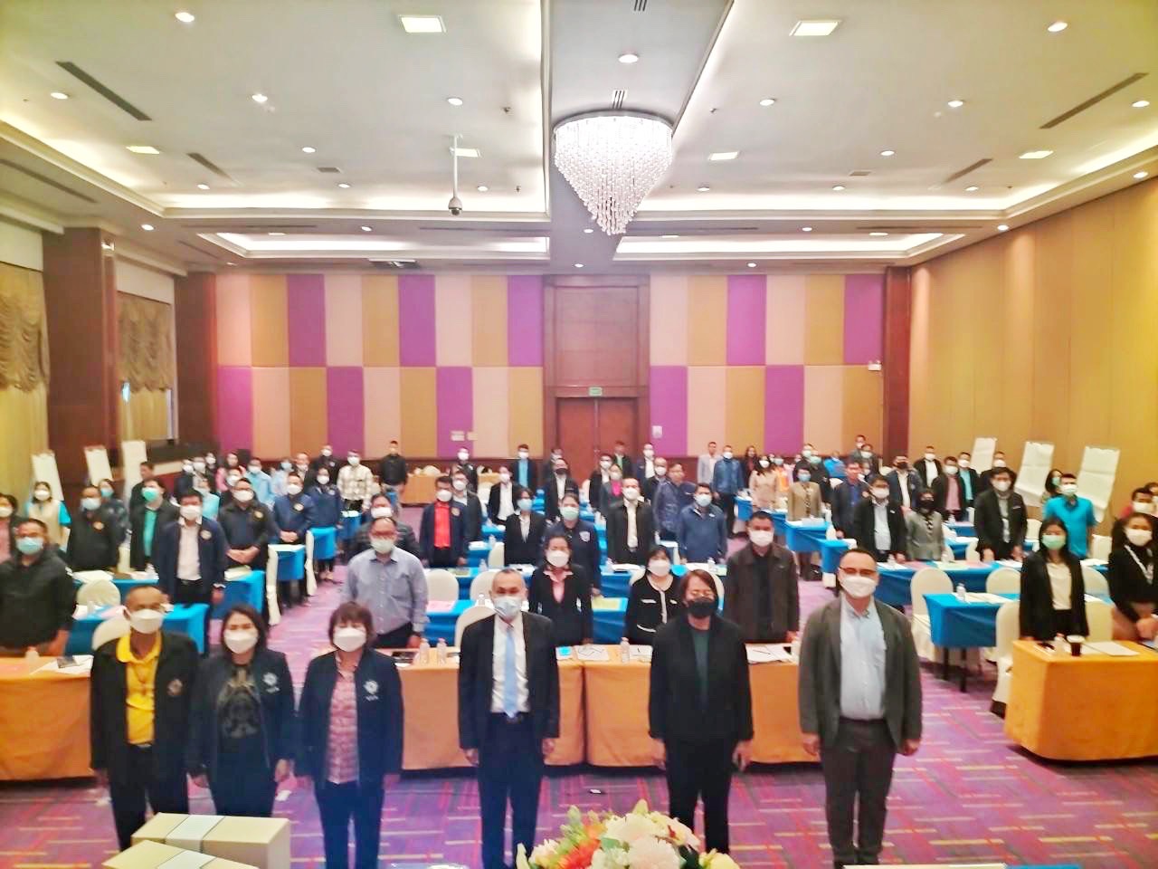 พช.มหาสารคาม ร่วมโครงการประชุมเชิงปฏิบัติการตามแนวทางการขับเคลื่อนงานป้องกันยาเสพติดในหมู่บ้าน/ชุมชน ในพื้นที่ภาคตะวันออกเฉียงเหนือตอนบน