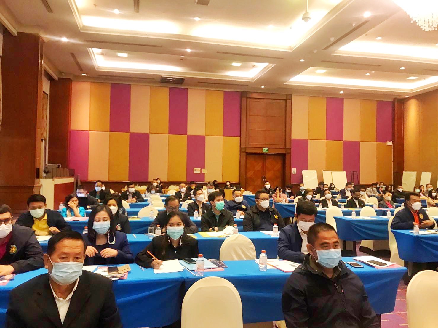 พช.มหาสารคาม ร่วมโครงการประชุมเชิงปฏิบัติการตามแนวทางการขับเคลื่อนงานป้องกันยาเสพติดในหมู่บ้าน/ชุมชน ในพื้นที่ภาคตะวันออกเฉียงเหนือตอนบน
