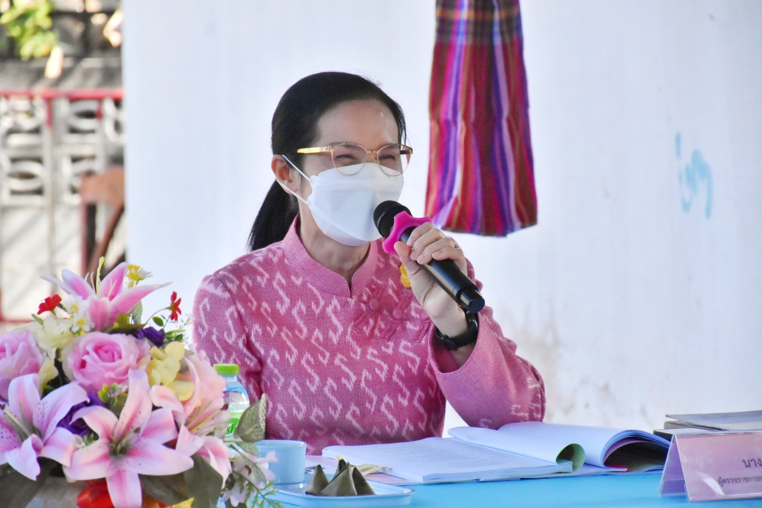ผู้ตรวจราชการกระทรวงมหาดไทย (นางสาวสิริมา วัฒโน) และคณะฯ ลงพื้นที่ตรวจราชการ เพื่อติดตามงานตามนโยบายรัฐบาลและภารกิจสำคัญของกระทรวงมหาดไทย ในพื้นที่จังหวัดมหาสารคาม