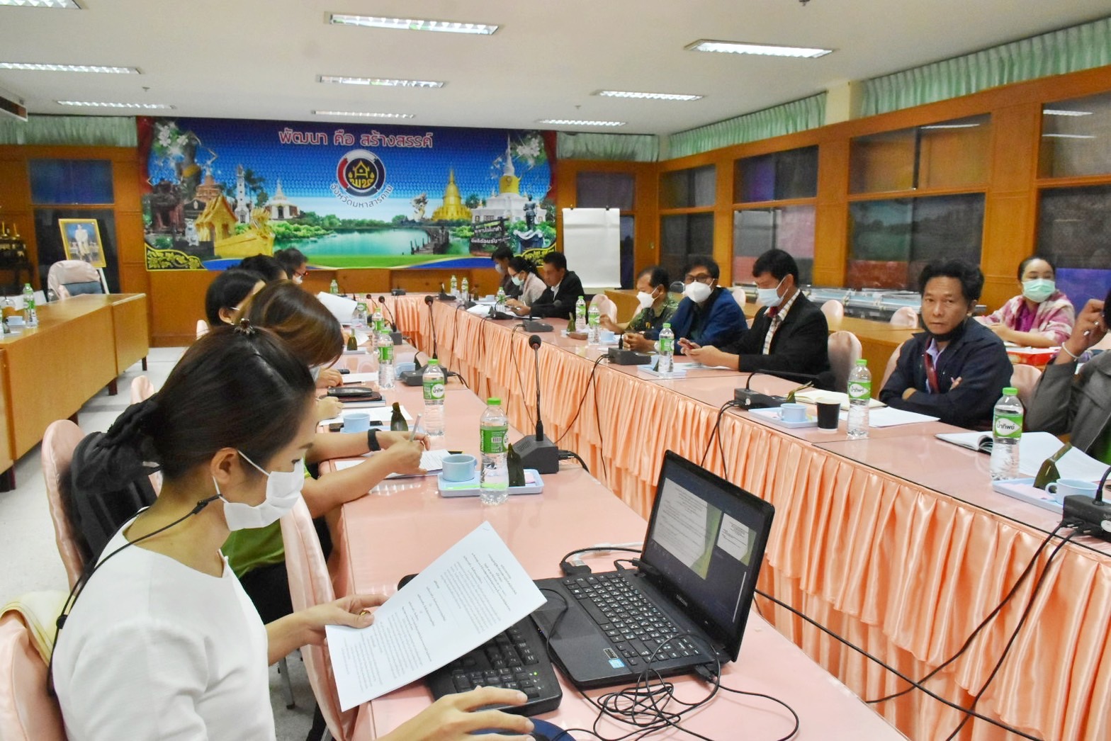 จังหวัดมหาสารคามจัดประชุมเชิงปฏิบัติการสร้างสรรค์การใช้ประโยชน์จากต้นไม้ประจำจังหวัด กิจกรรมสนองพระราชดำริโครงการอนุรักษ์พันธุกรรมพืชอันเนื่องมาจากพระราชดำริ สมเด็จพระเทพรัตนราชสุดาฯ สยามบรมราชกุมารี (อพ.สธ.)