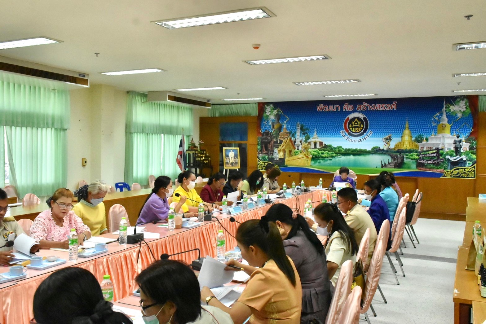 พช.มหาสารคาม จัดประชุมคณะทำงานขับเคลื่อนกองทุนพัฒนาบทบาทสตรีจังหวัดมหาสารคาม ครั้งที่ 2/2566