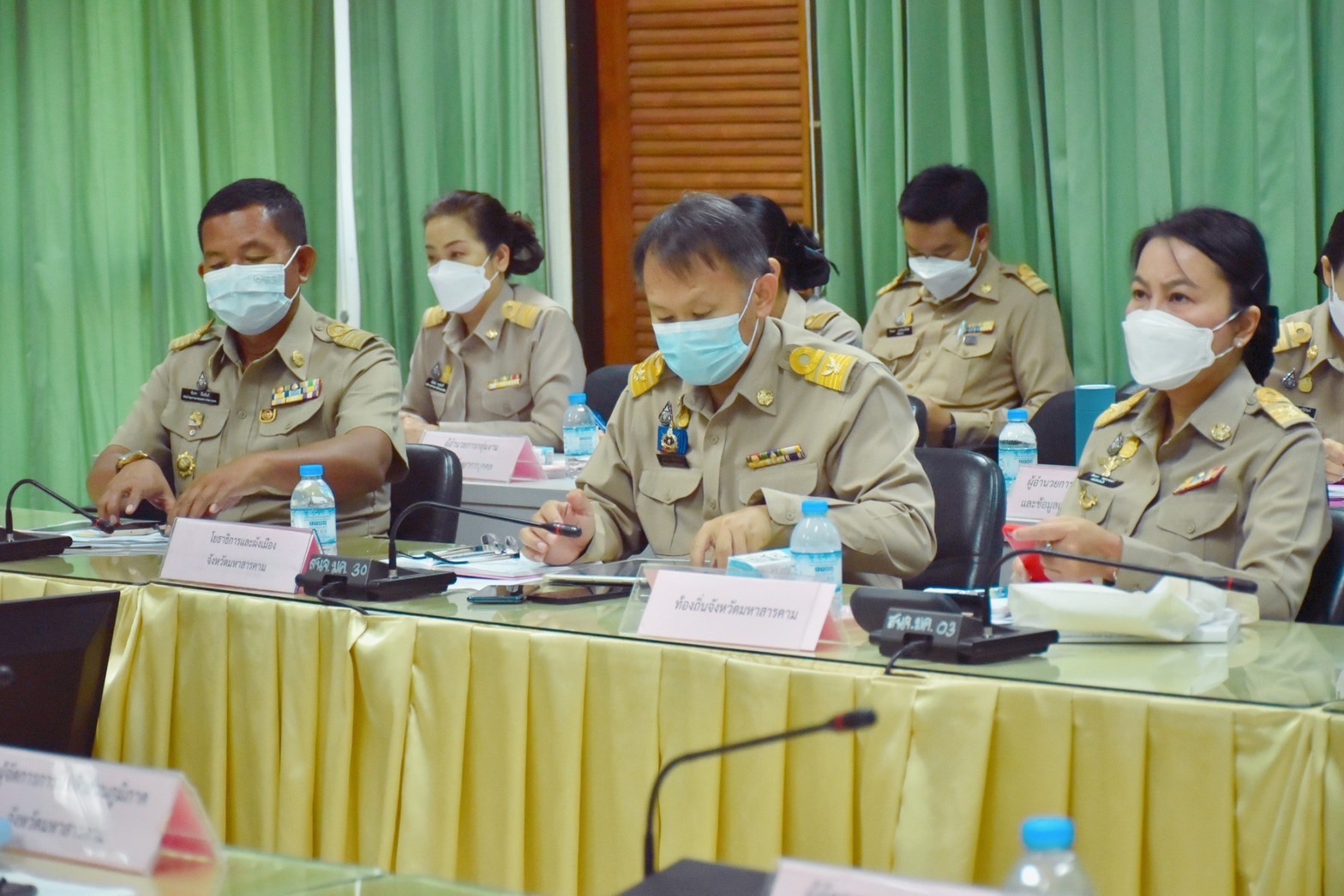 พช.มหาสารคาม ร่วมประชุมขับเคลื่อนและติดตาม นโยบายของรัฐบาลและภารกิจสำคัญของสำนักงานปลัดกระทรวงมหาดไทยประจำปีงบประมาณ พ.ศ. 2566 (เดือนกุมภาพันธ์ 2566) ผ่านระบบวีดิทัศน์ทางไกล (VCS)