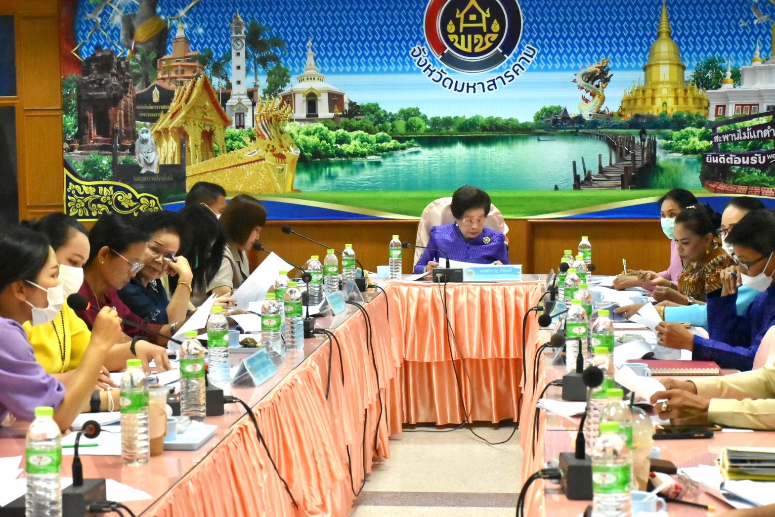 พช.มหาสารคาม จัดประชุมคณะทำงานขับเคลื่อนกองทุนพัฒนาบทบาทสตรีจังหวัดมหาสารคาม ครั้งที่ 2/2566