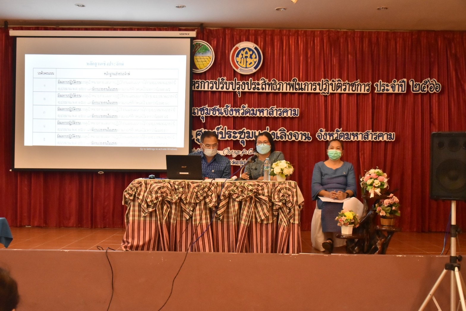 พช.มหาสารคาม จัดประชุมเชิงปฏิบัติการการดำเนินงานตามมาตรการปรับปรุงประสิทธิภาพในการปฏิบัติราชการ ประจำปีงบประมาณ พ.ศ. 2566