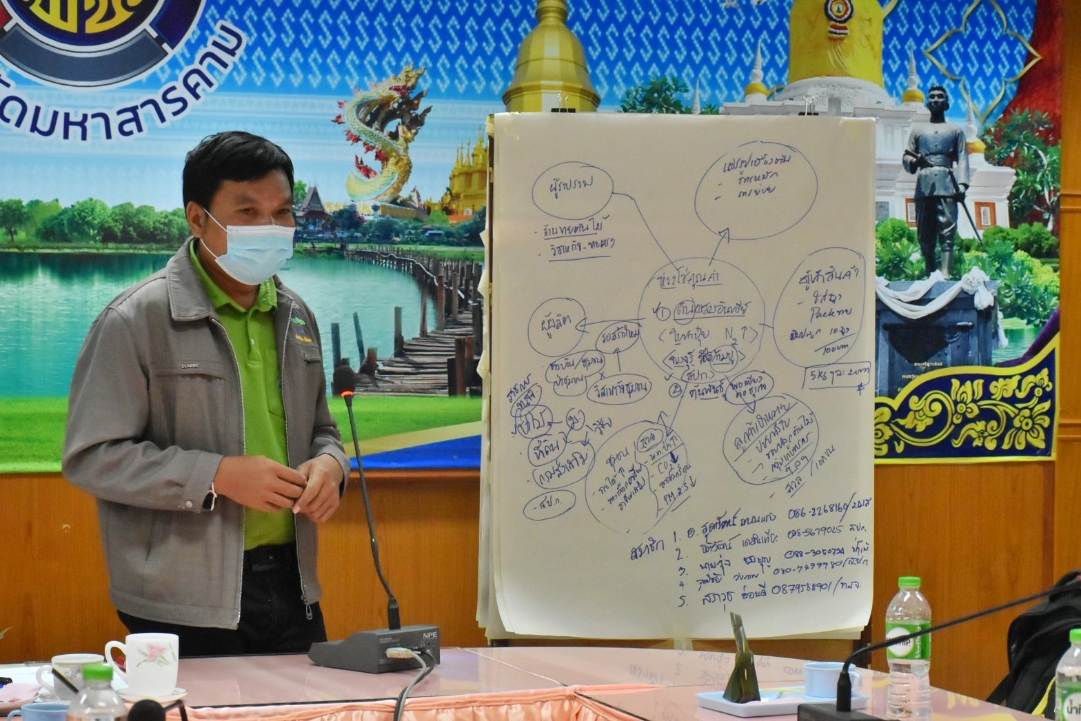 จังหวัดมหาสารคามจัดประชุมเชิงปฏิบัติการสร้างสรรค์การใช้ประโยชน์จากต้นไม้ประจำจังหวัด กิจกรรมสนองพระราชดำริโครงการอนุรักษ์พันธุกรรมพืชอันเนื่องมาจากพระราชดำริ สมเด็จพระเทพรัตนราชสุดาฯ สยามบรมราชกุมารี (อพ.สธ.)