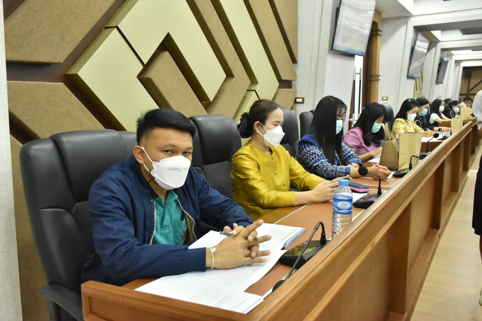 พช.มหาสารคาม ร่วมประชุมคณะกรรมการศูนย์อำนวยการป้องกันและปราบปรามยาเสพติดจังหวัดมหาสารคาม (ศอ.ปส.จ.มค.)