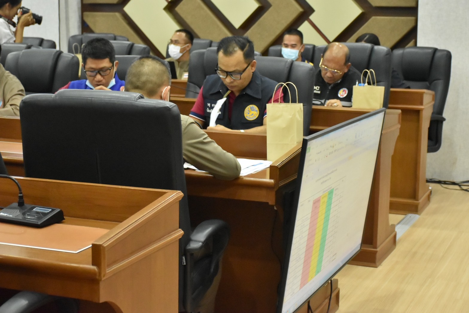 พช.มหาสารคาม ร่วมประชุมคณะกรรมการศูนย์อำนวยการป้องกันและปราบปรามยาเสพติดจังหวัดมหาสารคาม (ศอ.ปส.จ.มค.)