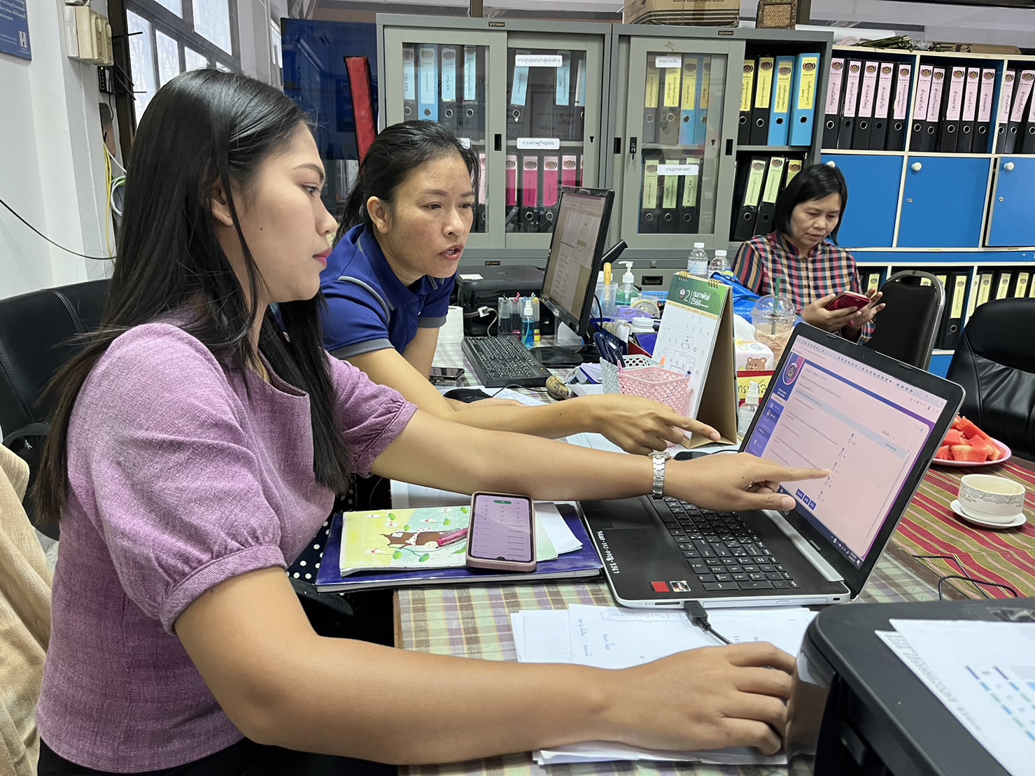 พช.มหาสารคาม ติดตามสนับสนุนการบริหารการจัดเก็บข้อมูลความจำเป็นพื้นฐาน (จปฐ.) ประจำปี 2566 ณ พื้นที่อำเภอวาปีปทุม
