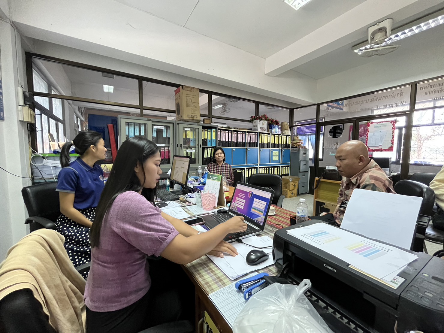 พช.มหาสารคาม ติดตามสนับสนุนการบริหารการจัดเก็บข้อมูลความจำเป็นพื้นฐาน (จปฐ.) ประจำปี 2566 ณ พื้นที่อำเภอวาปีปทุม