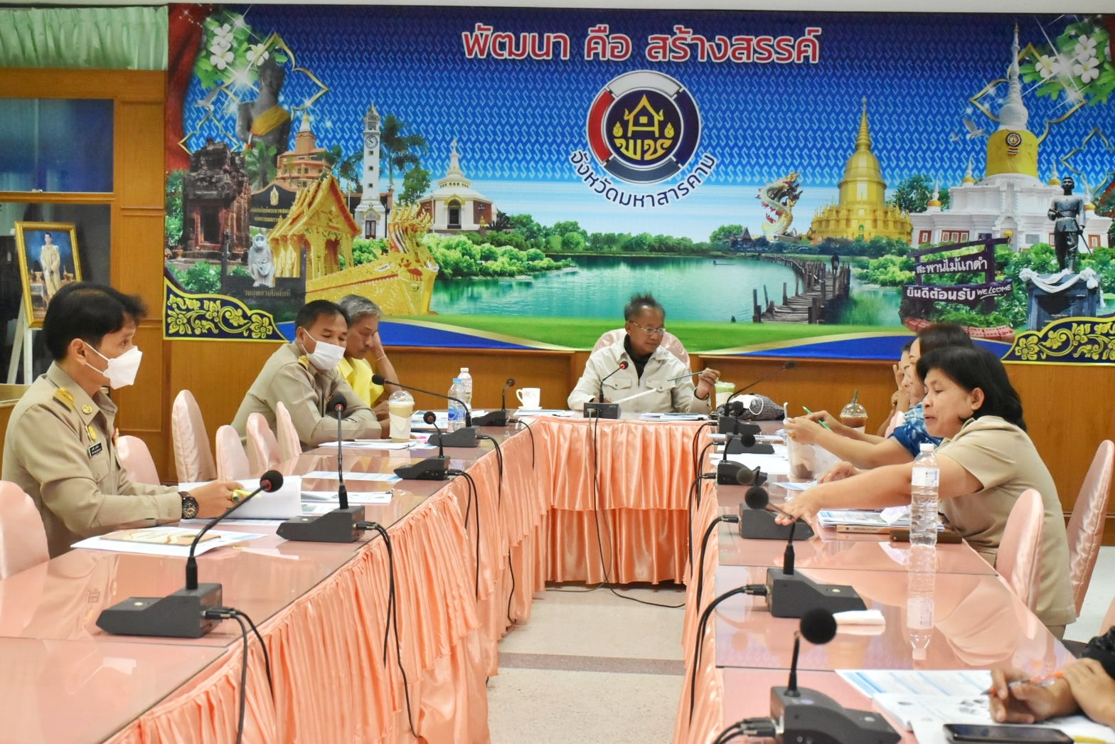 พช.มหาสารคาม จัดประชุมคัดเลือกกลุ่มเป้าหมายเป็นตำบลสารสนเทศตำบลต้นแบบฯ ประจำปีงบประมาณ พ.ศ. 2566 ระดับจังหวัด