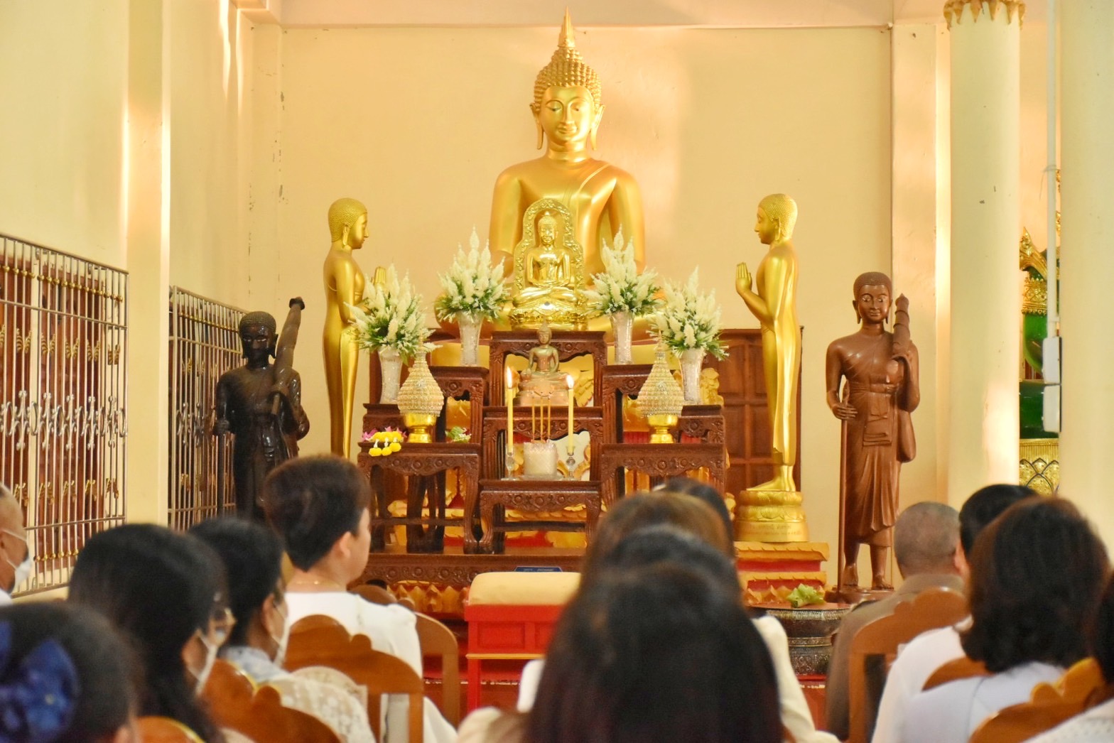 พช.มหาสารคาม ร่วมพิธีทำบุญตักบาตร เนื่องในวันมาฆบูชา ประจำปีพุทธศักราช 2566