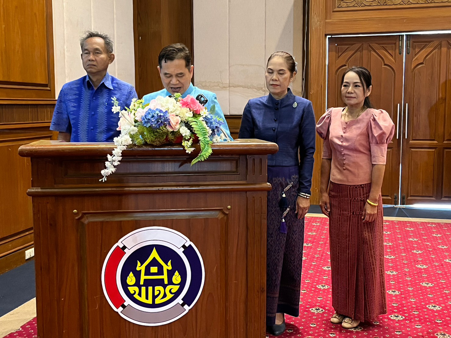พช.มหาสารคาม เข้าร่วมจัดกิจกรรมมหกรรมการออมลดความเหลื่อมล้ำ (ระดับภูมิภาค) เขตตรวจราชการที่ 12 เนื่องในวาระครบรอบ 49 ปี วันคล้ายวันก่อตั้งกลุ่มออมทรัพย์เพื่อการผลิต