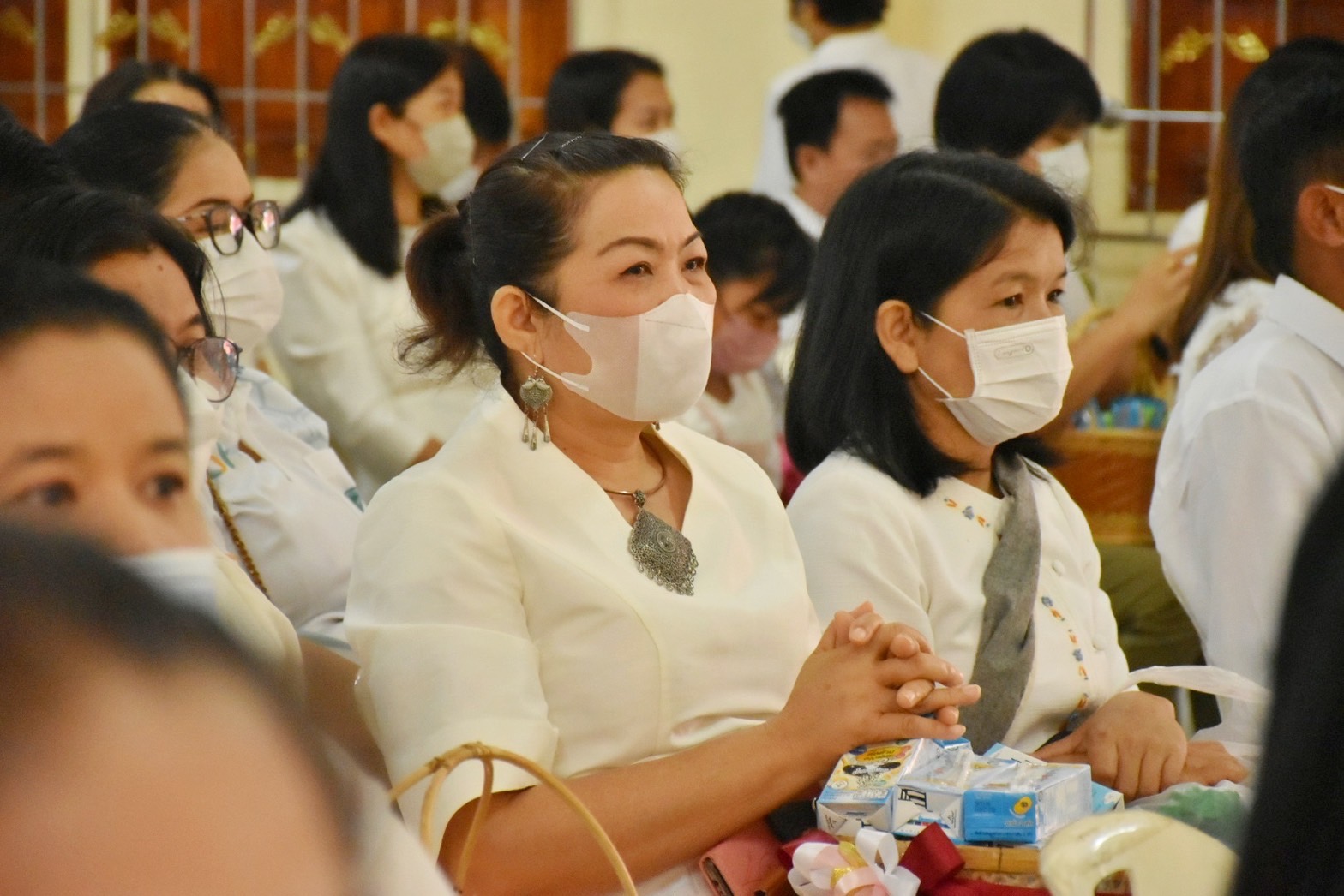 พช.มหาสารคาม ร่วมพิธีทำบุญตักบาตร เนื่องในวันมาฆบูชา ประจำปีพุทธศักราช 2566