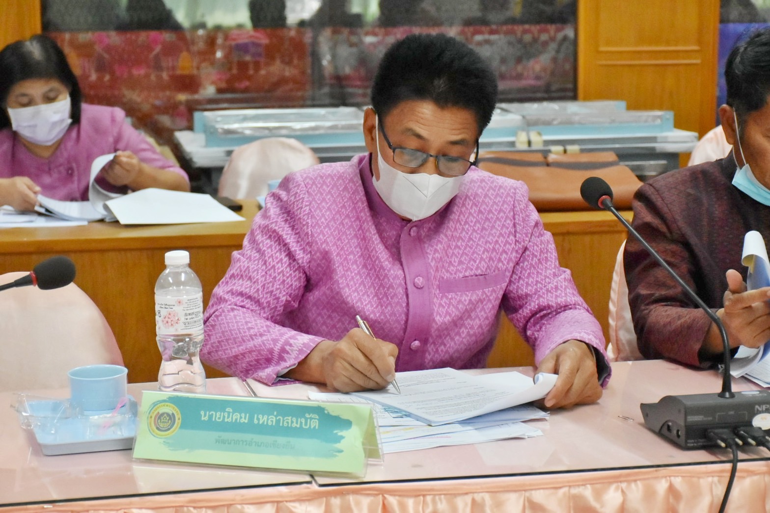 พช.มหาสารคาม จัดประชุมประจำเดือนสำนักงานพัฒนาชุมชนจังหวัดมหาสารคาม ครั้งที่ 3/2566
