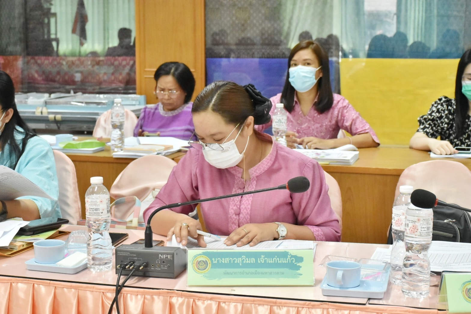 พช.มหาสารคาม จัดประชุมประจำเดือนสำนักงานพัฒนาชุมชนจังหวัดมหาสารคาม ครั้งที่ 3/2566