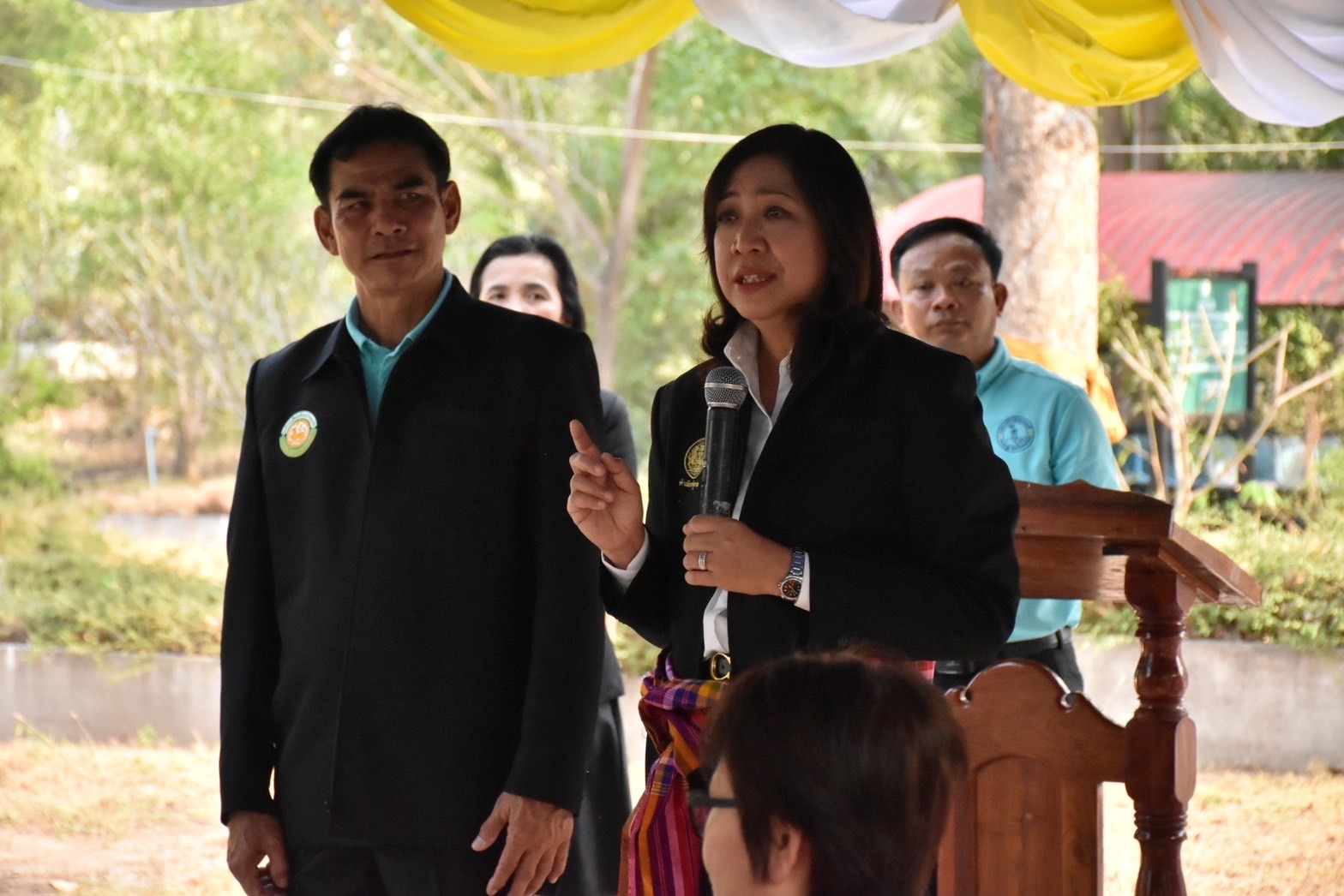 ผู้ตรวจราชการสำนักนายกรัฐมนตรี และคณะผู้ตรวจราชการกระทรวง เขต 12 ตรวจเยี่ยมการบริหารจัดการในพื้นที่ท่องเที่ยวเชิงสร้างสรรค์ และวัฒนธรรมในพื้นที่จังหวัดมหาสารคาม