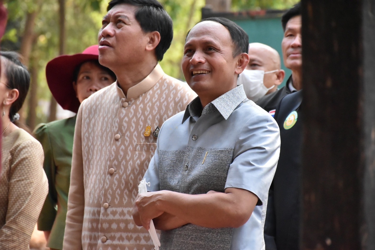 ผู้ตรวจราชการสำนักนายกรัฐมนตรี และคณะผู้ตรวจราชการกระทรวง เขต 12 ตรวจเยี่ยมการบริหารจัดการในพื้นที่ท่องเที่ยวเชิงสร้างสรรค์ และวัฒนธรรมในพื้นที่จังหวัดมหาสารคาม