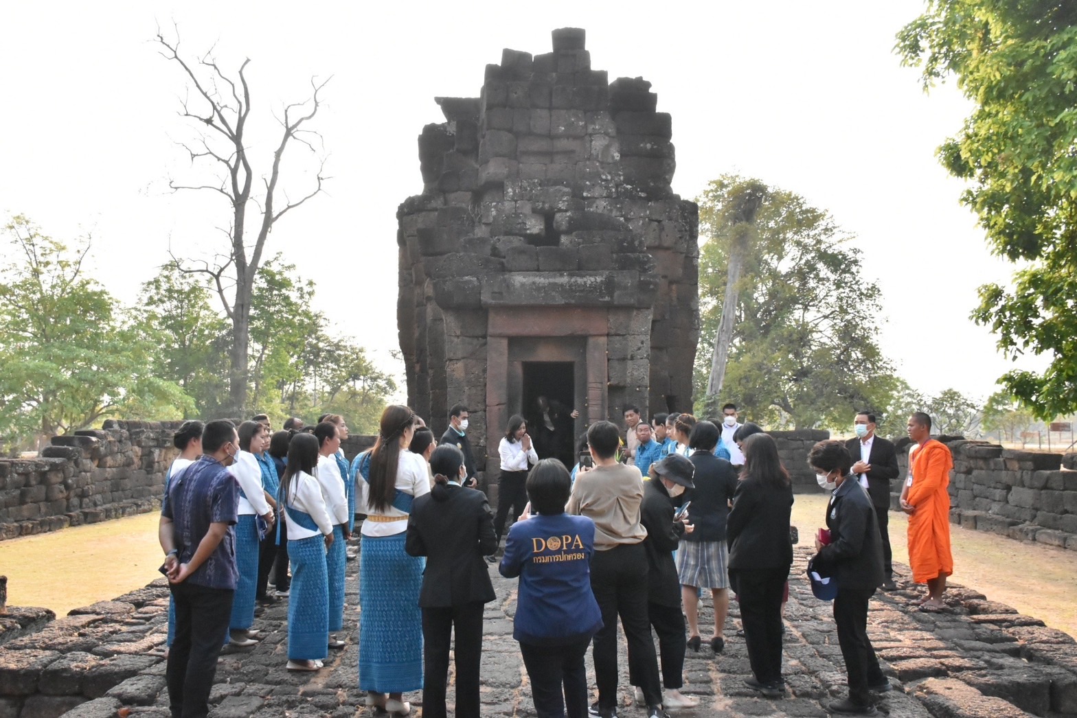 ผู้ตรวจราชการสำนักนายกรัฐมนตรี และคณะผู้ตรวจราชการกระทรวง เขต 12 ตรวจเยี่ยมการบริหารจัดการในพื้นที่ท่องเที่ยวเชิงสร้างสรรค์ และวัฒนธรรมในพื้นที่จังหวัดมหาสารคาม