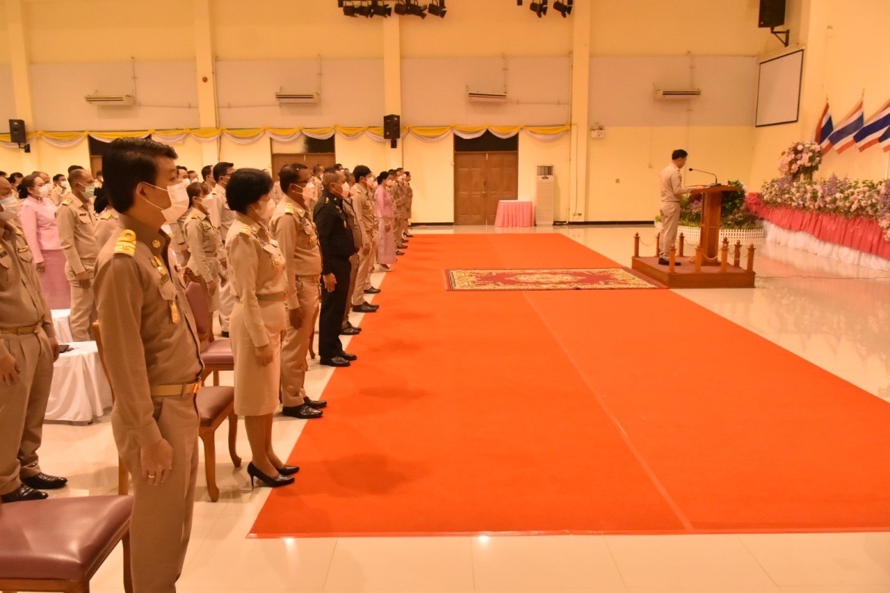 พช.มหาสารคาม ร่วมพิธีถวายราชสักการะพระบาทสมเด็จพระจุลจอมเกล้าเจ้าอยู่หัว เนื่องในวันท้องถิ่นไทย ประจำปี 2566