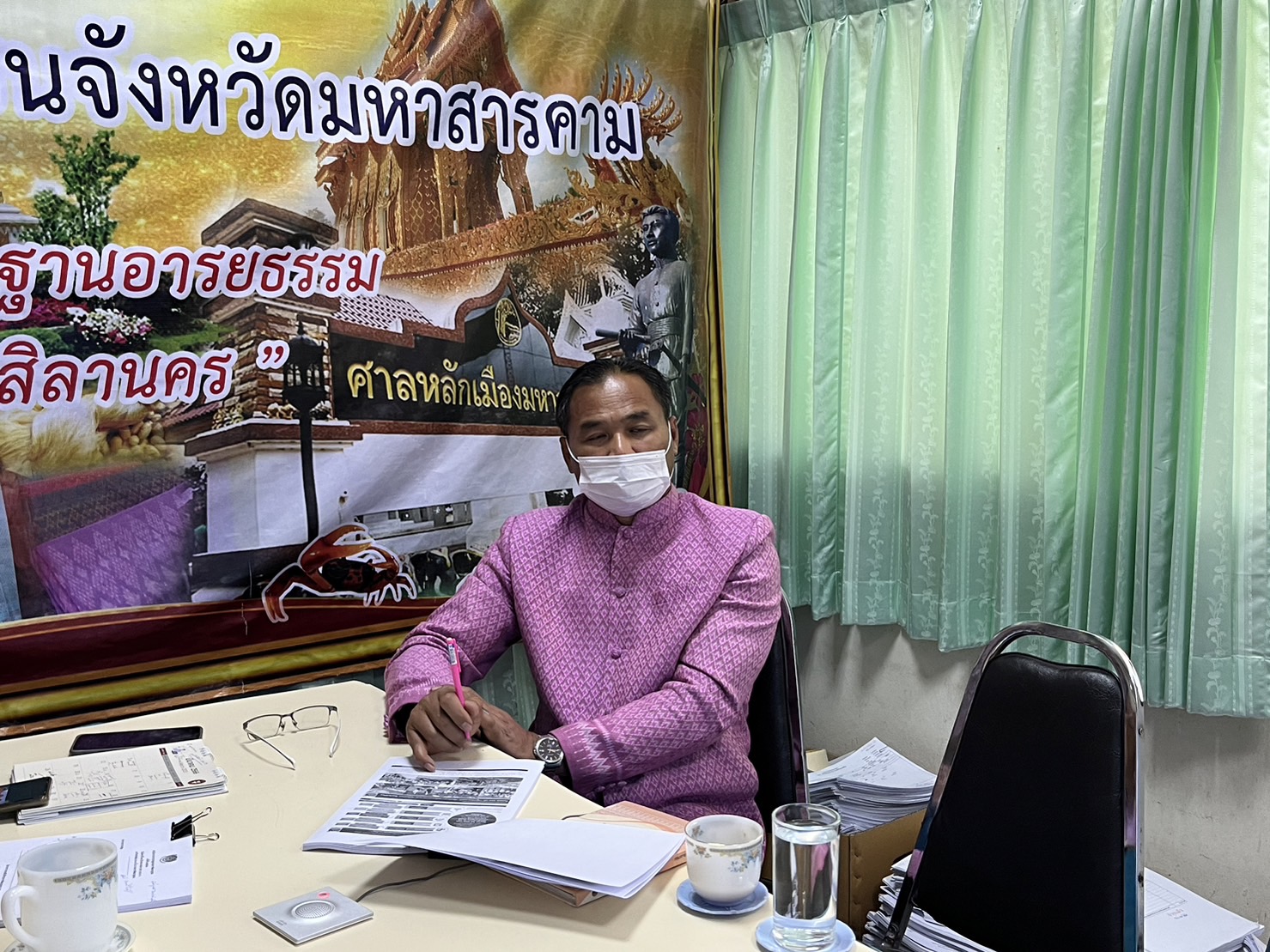 พช.มหาสารคาม ร่วมประชุมกรมการพัฒนาชุมชนครั้งที่ 3/2566 ผ่านระบบวีดีทัศน์ทางไกล (Video Conference)