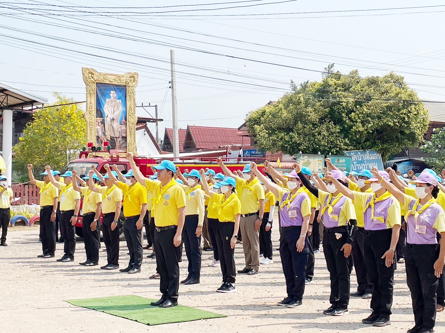สำนักงานพัฒนาชุมชนจังหวัด ร่วมกับ สำนักงานที่ดินจังหวัดมหาสารคาม ดำเนินการจัดกิจกรรมจิตอาสาพัฒนาในโอกาสวันสำคัญของชาติไทย ประจำปี พ.ศ. 2566 เนื่องใน “วันที่ระลึกพระบาทสมเด็จพระนั่งเกล้าเจ้าอยู่หัว”