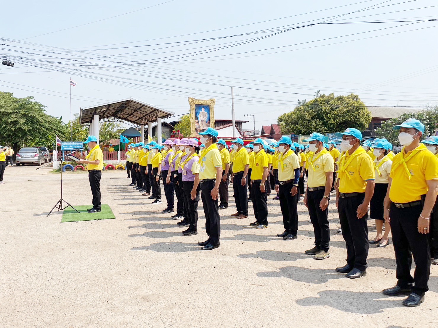 สำนักงานพัฒนาชุมชนจังหวัด ร่วมกับ สำนักงานที่ดินจังหวัดมหาสารคาม ดำเนินการจัดกิจกรรมจิตอาสาพัฒนาในโอกาสวันสำคัญของชาติไทย ประจำปี พ.ศ. 2566 เนื่องใน “วันที่ระลึกพระบาทสมเด็จพระนั่งเกล้าเจ้าอยู่หัว”