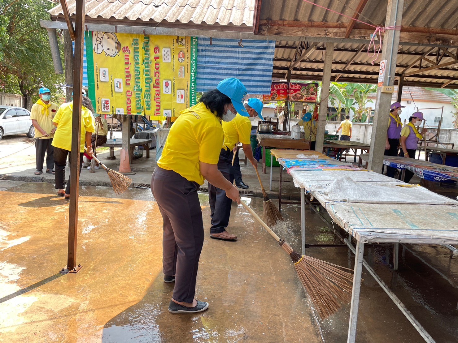 สำนักงานพัฒนาชุมชนจังหวัด ร่วมกับ สำนักงานที่ดินจังหวัดมหาสารคาม ดำเนินการจัดกิจกรรมจิตอาสาพัฒนาในโอกาสวันสำคัญของชาติไทย ประจำปี พ.ศ. 2566 เนื่องใน “วันที่ระลึกพระบาทสมเด็จพระนั่งเกล้าเจ้าอยู่หัว”