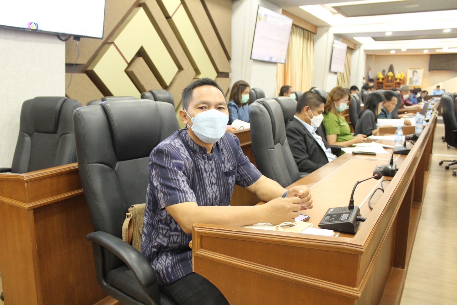 ผู้ตรวจราชการสำนักนายกรัฐมนตรี และคณะผู้ตรวจราชการกระทรวง เขต 12 ลงพื้นที่ตรวจราชการที่จังหวัดมหาสารคาม