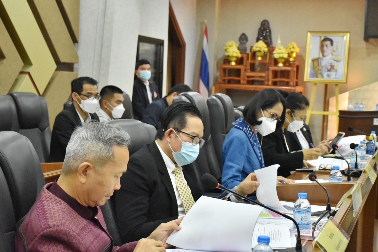 ผู้ตรวจราชการสำนักนายกรัฐมนตรี และคณะผู้ตรวจราชการกระทรวง เขต 12 ลงพื้นที่ตรวจราชการที่จังหวัดมหาสารคาม