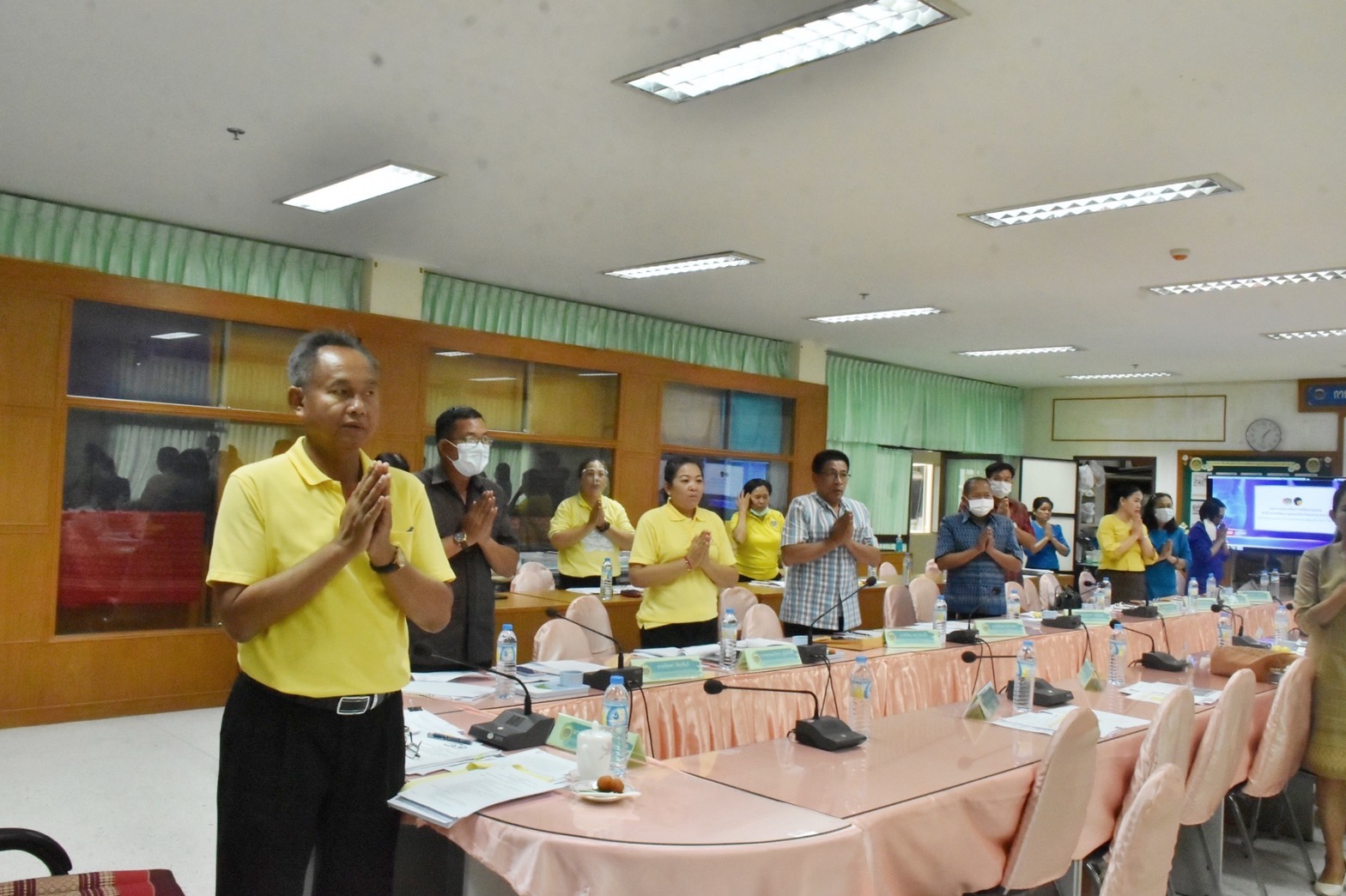 พช.มหาสารคาม จัดประชุมประจำเดือนสำนักงานพัฒนาชุมชนจังหวัดมหาสารคาม ครั้งที่ 4/2566