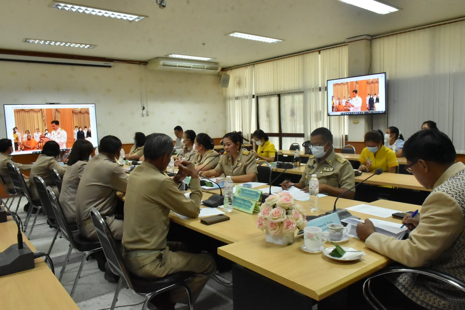 พช.มหาสารคาม รับการตรวจราชการของผู้ตรวจราชการกรมการพัฒนาชุมชน