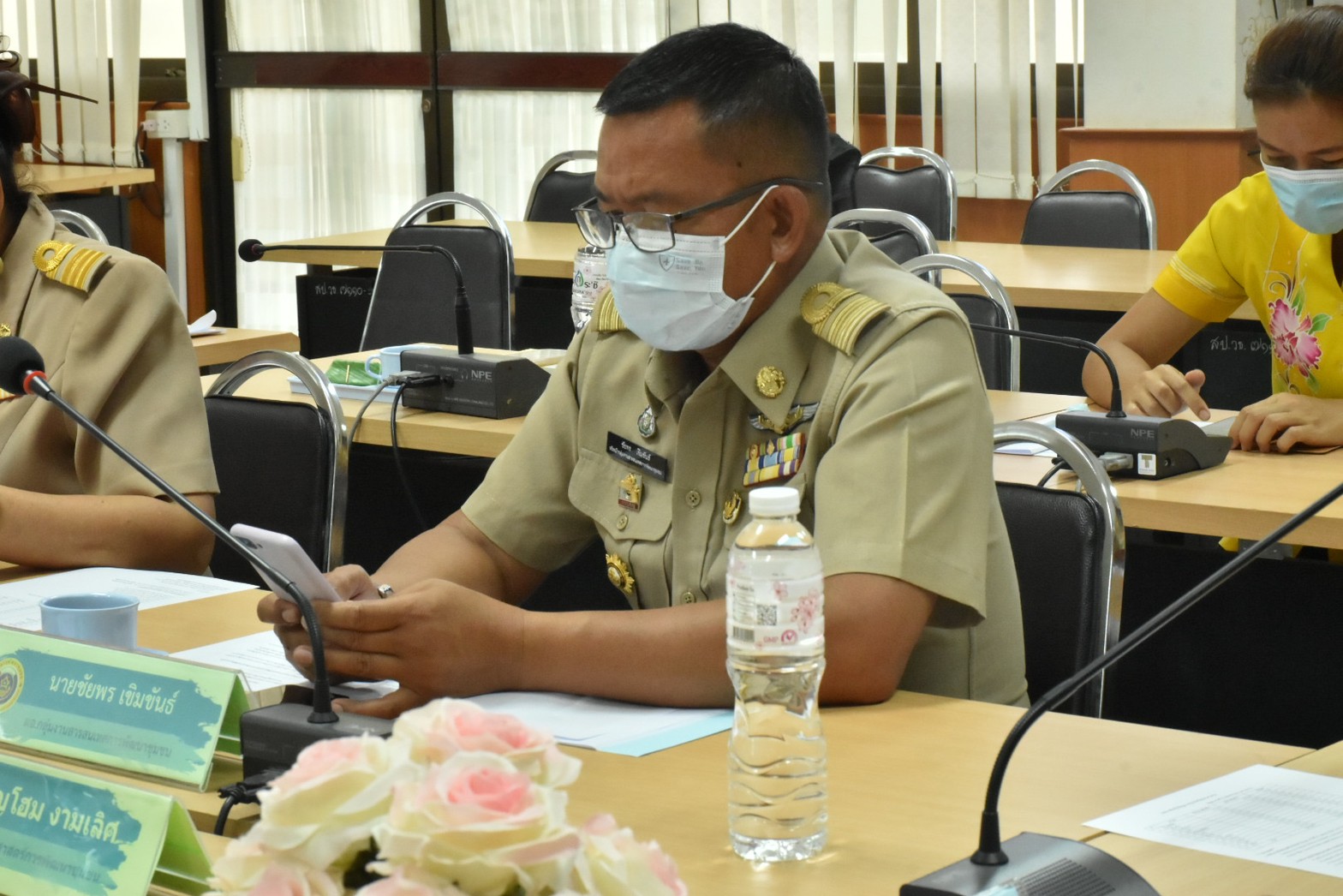 พช.มหาสารคาม รับการตรวจราชการของผู้ตรวจราชการกรมการพัฒนาชุมชน