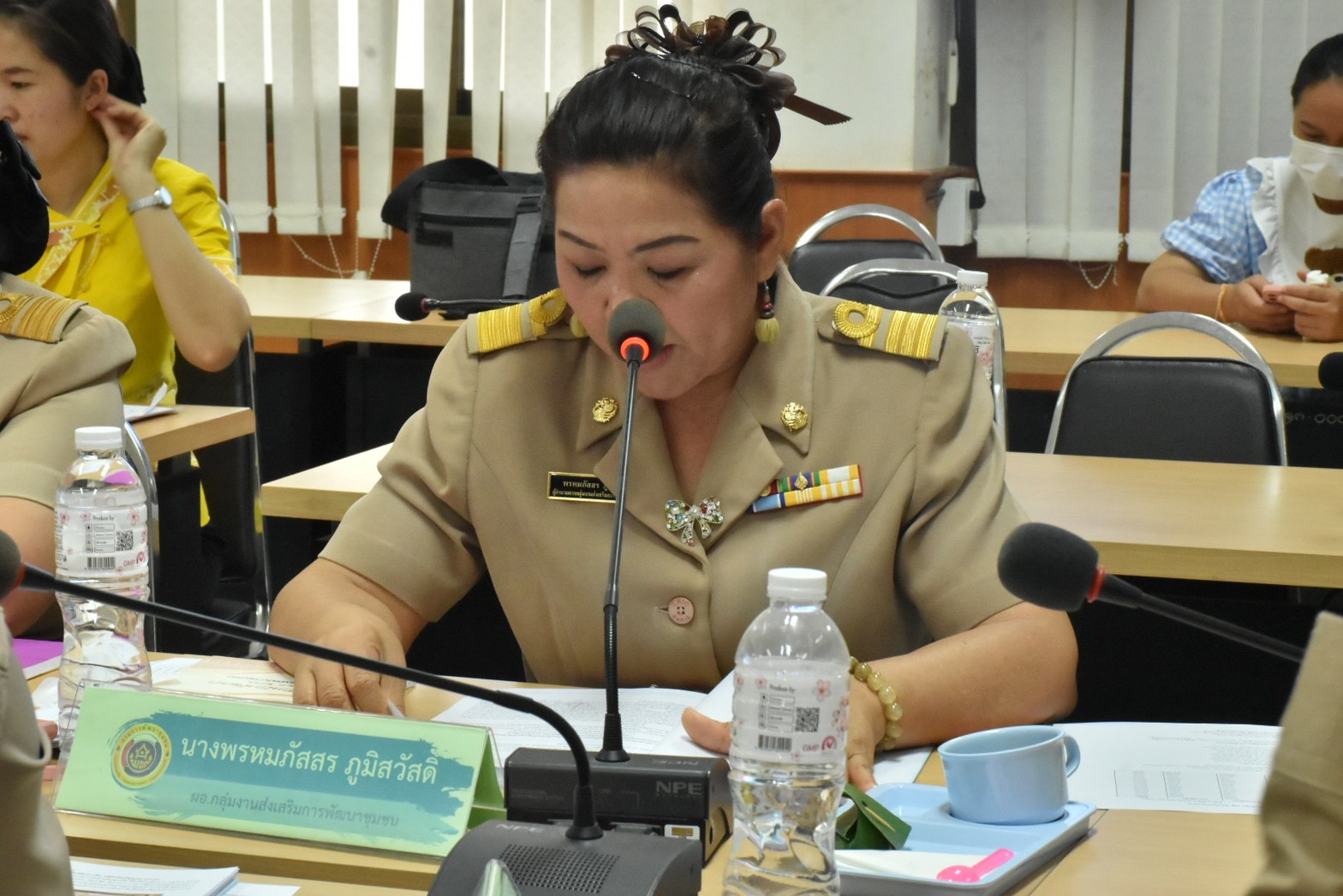 พช.มหาสารคาม รับการตรวจราชการของผู้ตรวจราชการกรมการพัฒนาชุมชน
