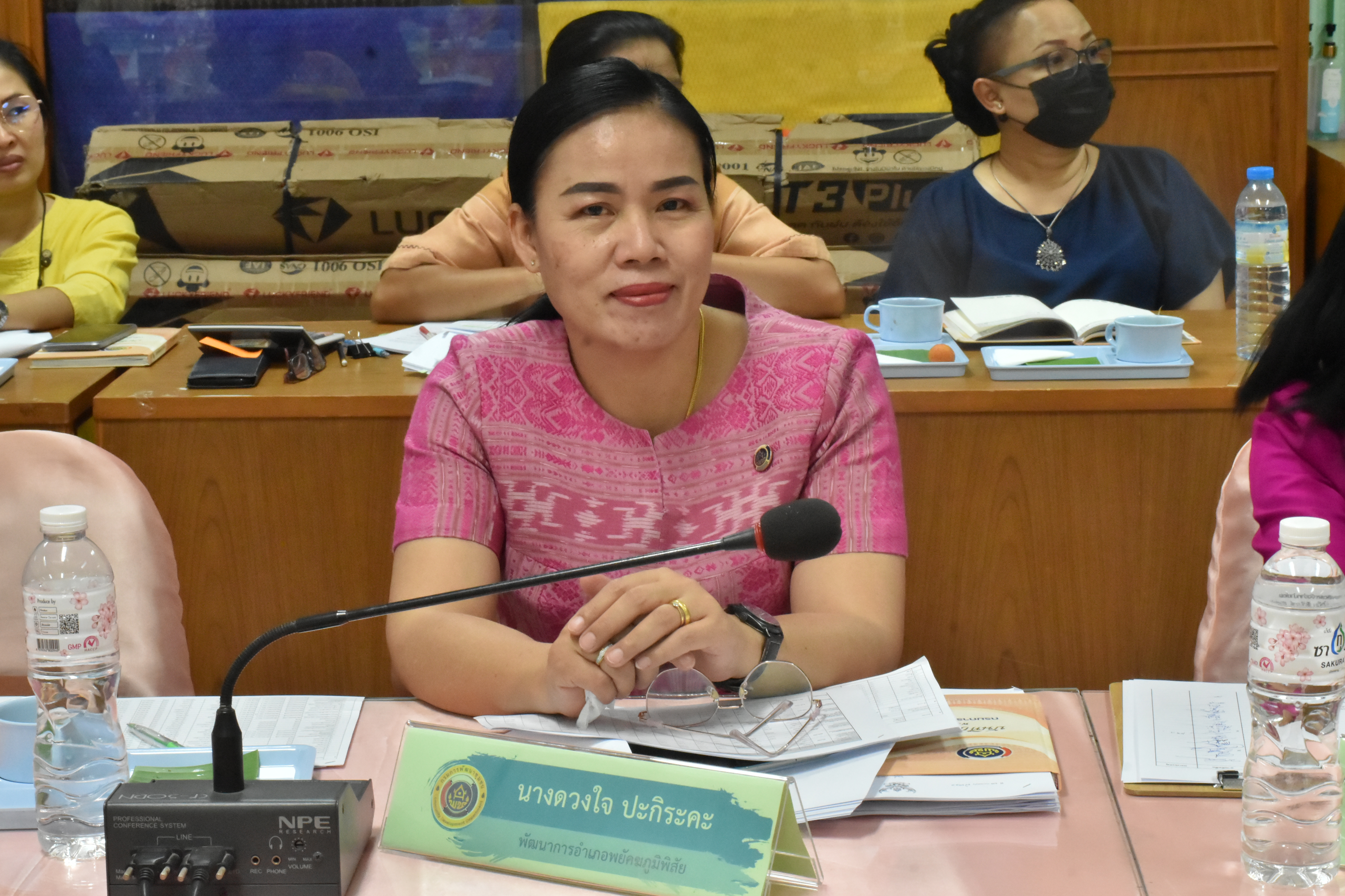 พช.มหาสารคาม ประชุมประจำเดือนสำนักงานพัฒนาชุมชนจังหวัดมหาสารคาม ครั้งที่ 5/2566
