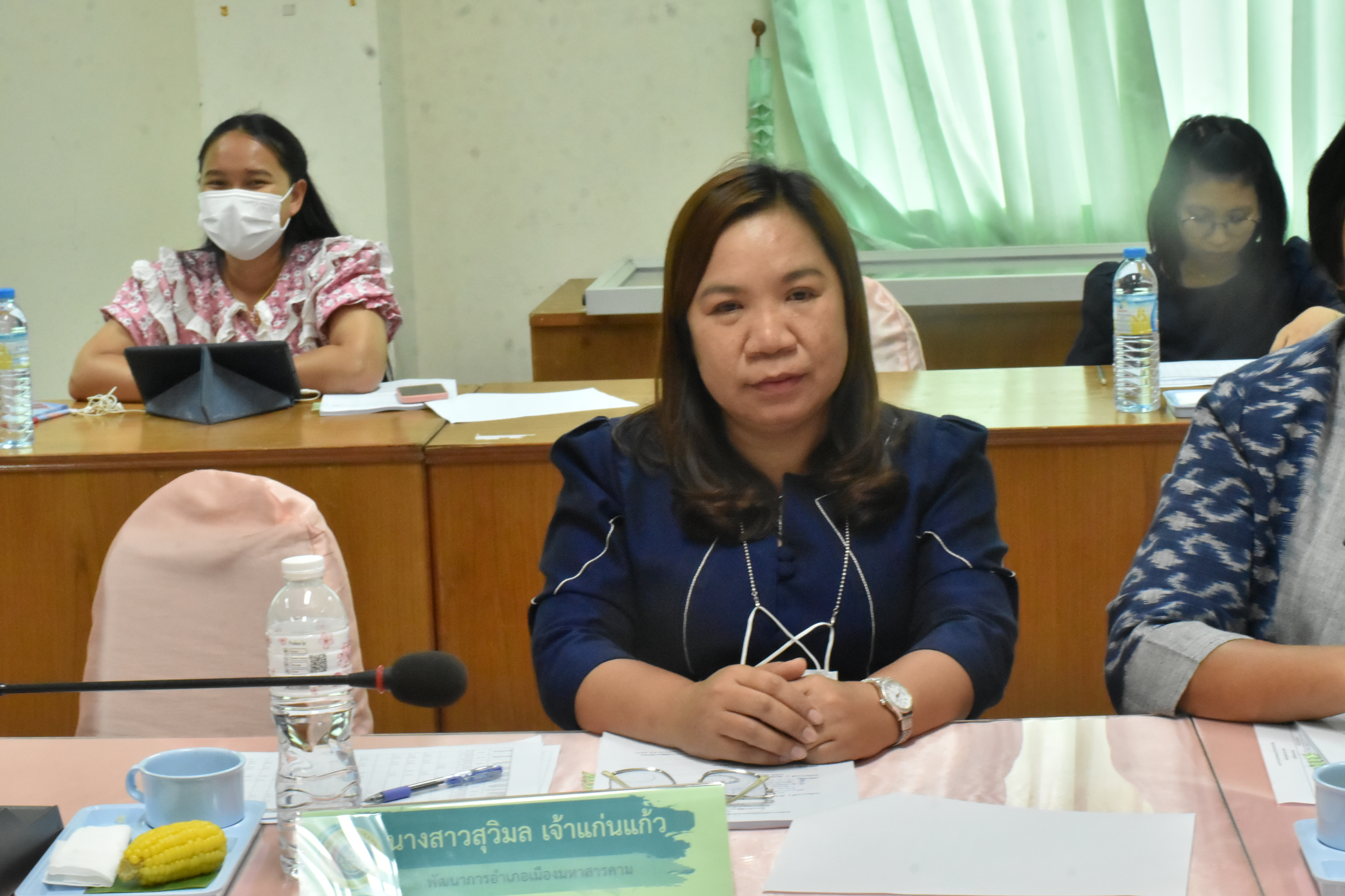 พช.มหาสารคาม ประชุมประจำเดือนสำนักงานพัฒนาชุมชนจังหวัดมหาสารคาม ครั้งที่ 5/2566