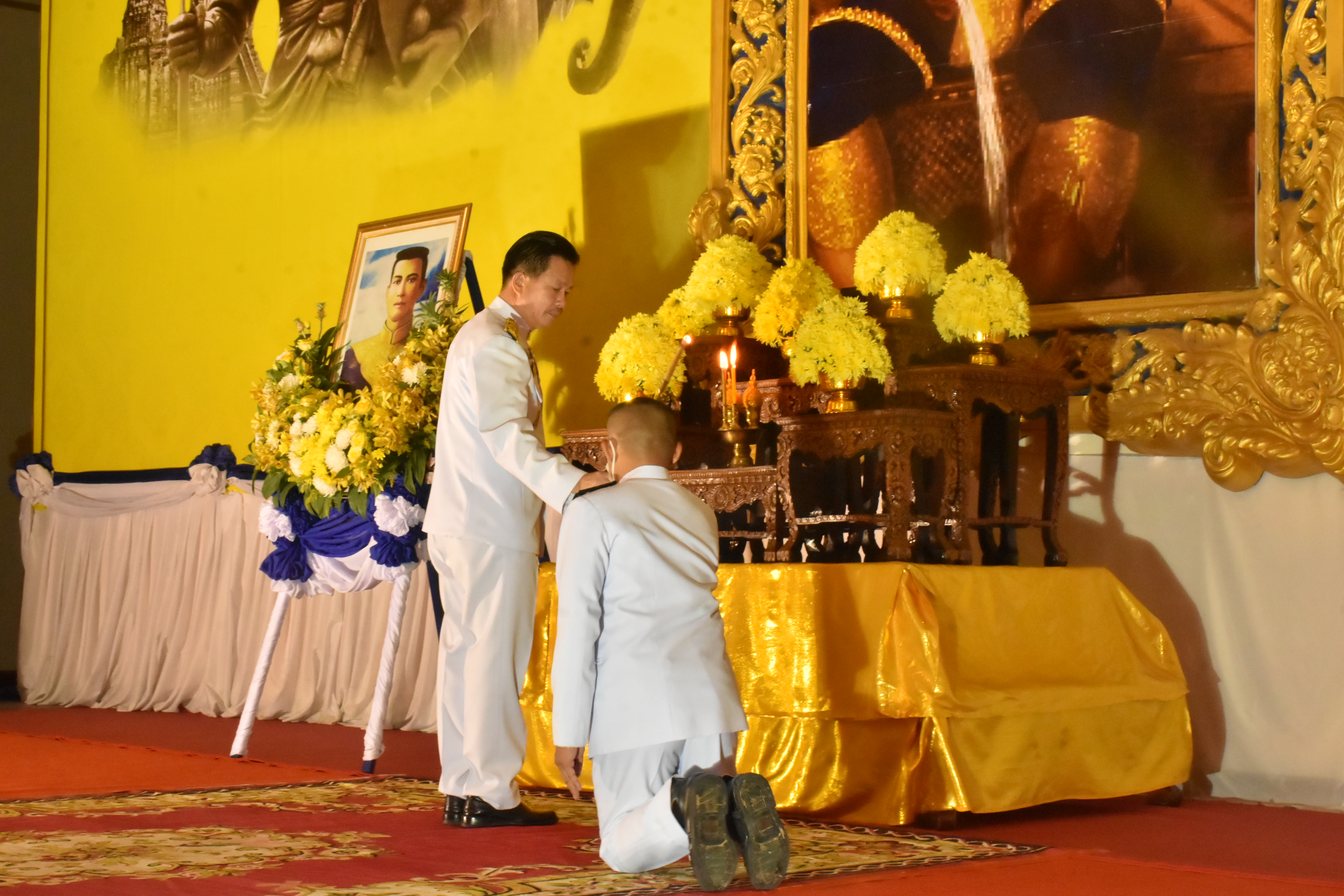 ??พช.มหาสารคาม “ร่วมพิธีวางพวงมาลาถวายราชสักการะเนื่องในวันคล้ายวันสวรรคตสมเด็จพระนเรศวรมหาราช” ??