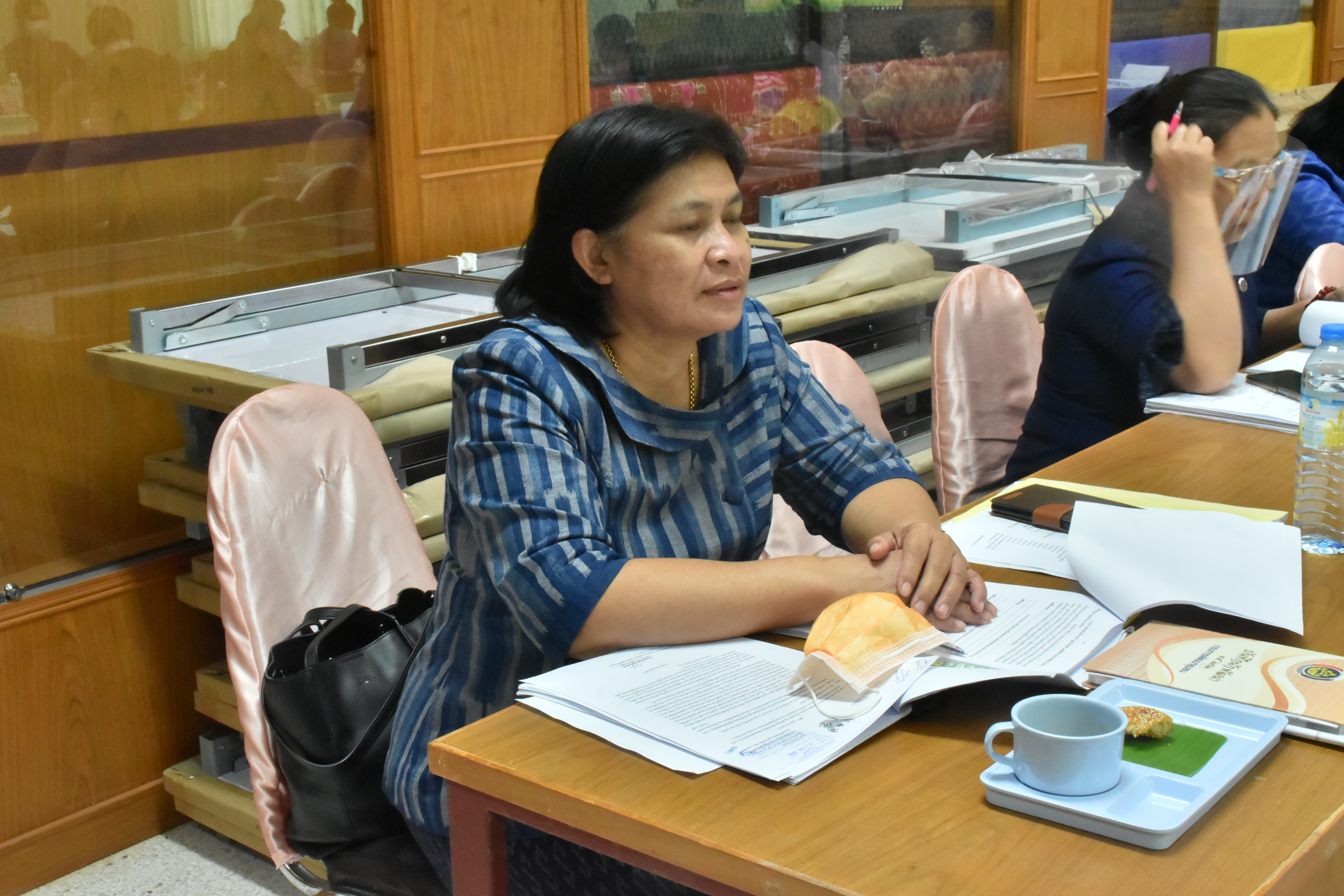 พช.มหาสารคาม ประชุมประจำเดือนสำนักงานพัฒนาชุมชนจังหวัดมหาสารคาม ครั้งที่ 5/2566