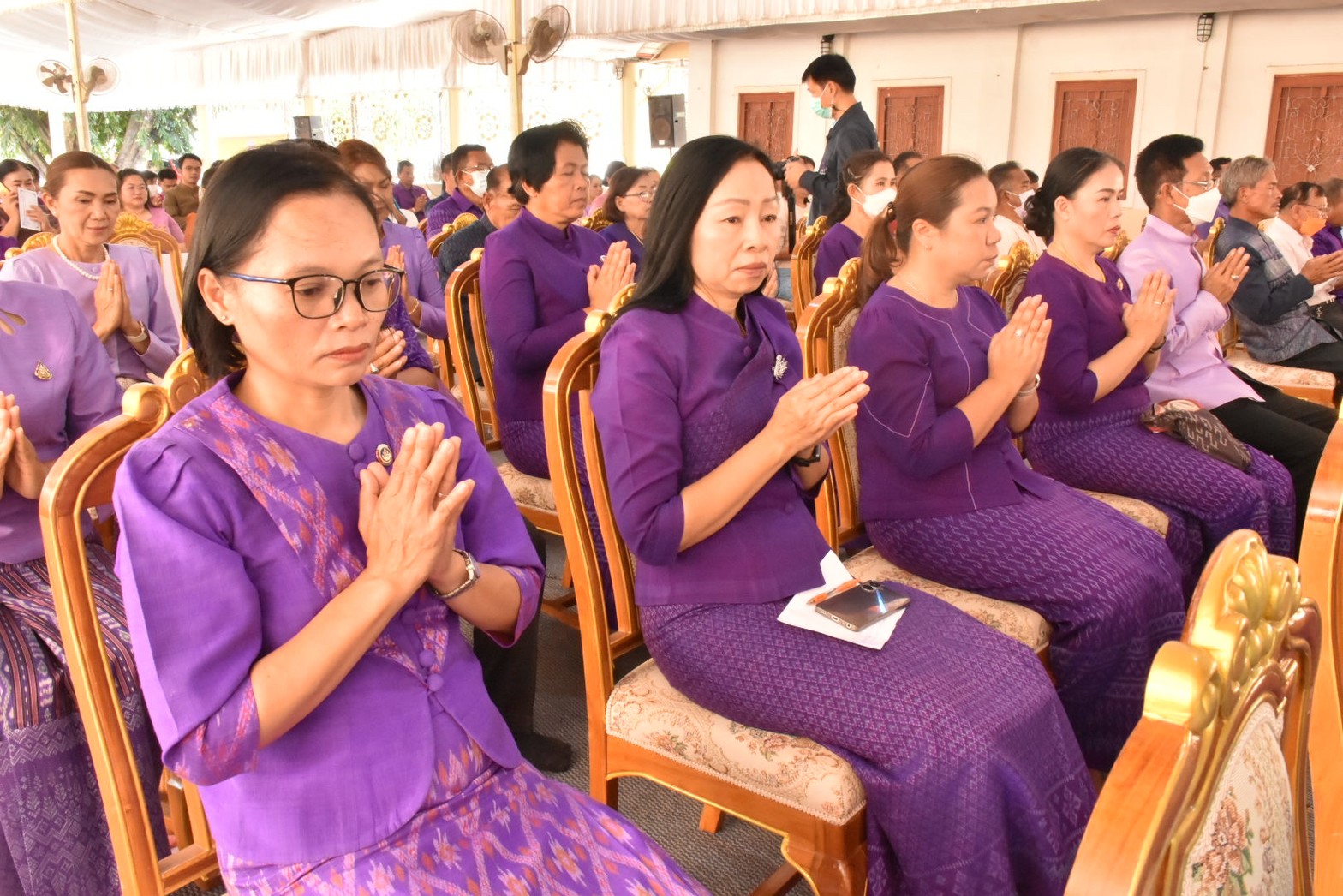 จังหวัดมหาสารคาม ประกอบพิธีทอดผ้าป่ามหากุศลสมทบกองทุนพัฒนาเด็กชนบทฯ จังหวัดมหาสารคาม