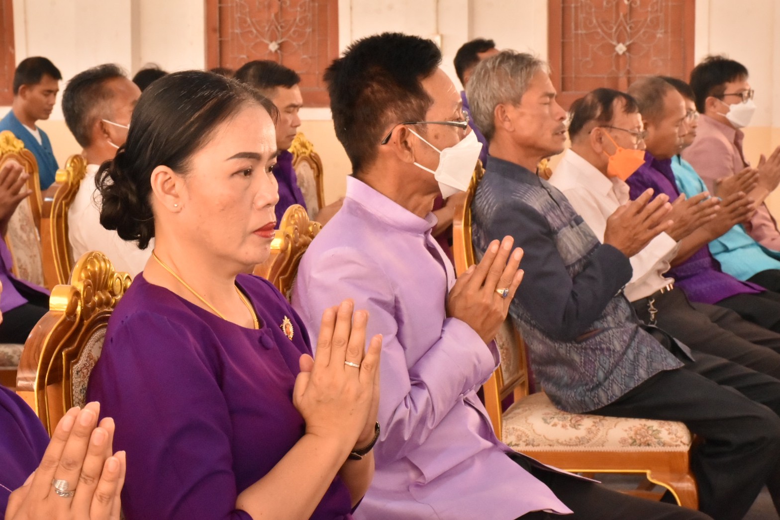 จังหวัดมหาสารคาม ประกอบพิธีทอดผ้าป่ามหากุศลสมทบกองทุนพัฒนาเด็กชนบทฯ จังหวัดมหาสารคาม