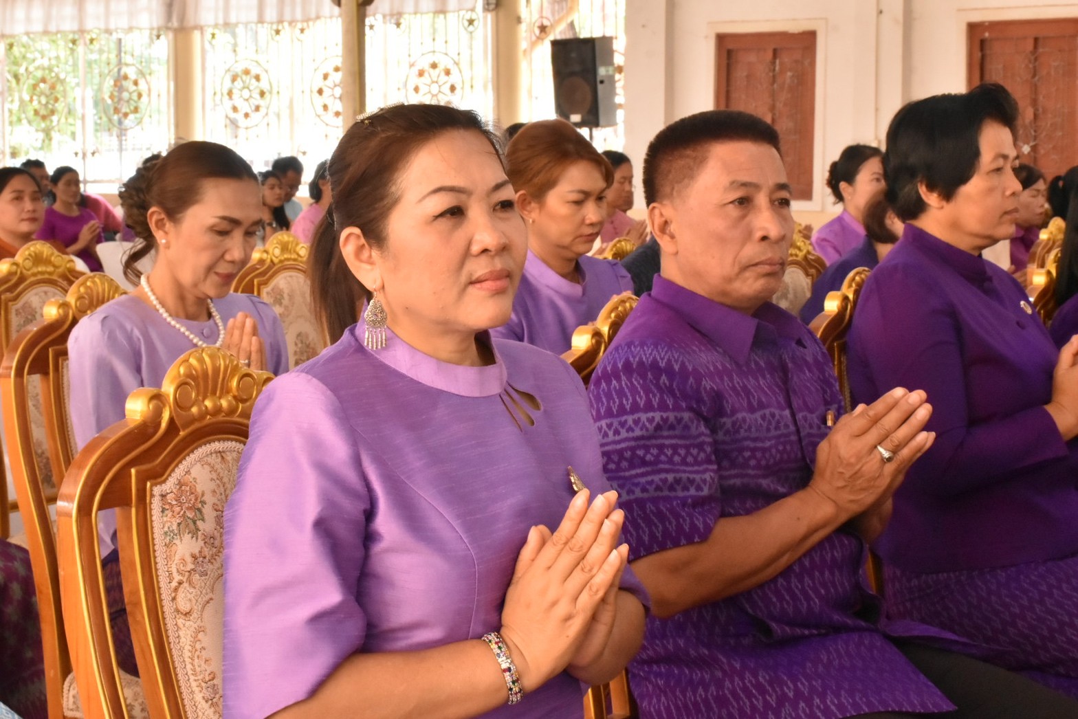 จังหวัดมหาสารคาม ประกอบพิธีทอดผ้าป่ามหากุศลสมทบกองทุนพัฒนาเด็กชนบทฯ จังหวัดมหาสารคาม