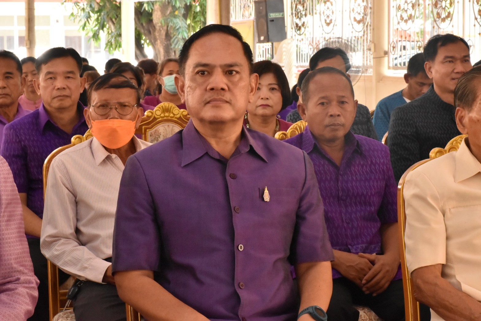 จังหวัดมหาสารคาม ประกอบพิธีทอดผ้าป่ามหากุศลสมทบกองทุนพัฒนาเด็กชนบทฯ จังหวัดมหาสารคาม