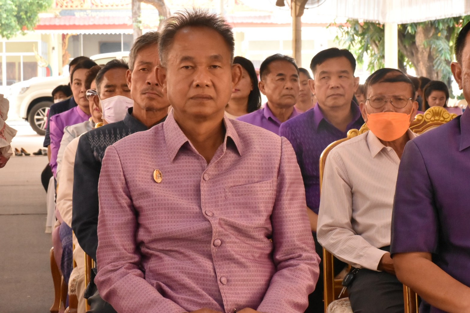จังหวัดมหาสารคาม ประกอบพิธีทอดผ้าป่ามหากุศลสมทบกองทุนพัฒนาเด็กชนบทฯ จังหวัดมหาสารคาม
