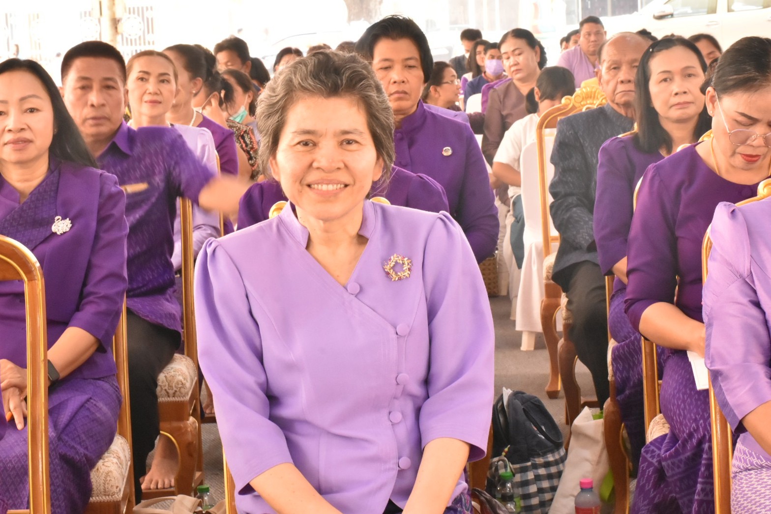 จังหวัดมหาสารคาม ประกอบพิธีทอดผ้าป่ามหากุศลสมทบกองทุนพัฒนาเด็กชนบทฯ จังหวัดมหาสารคาม