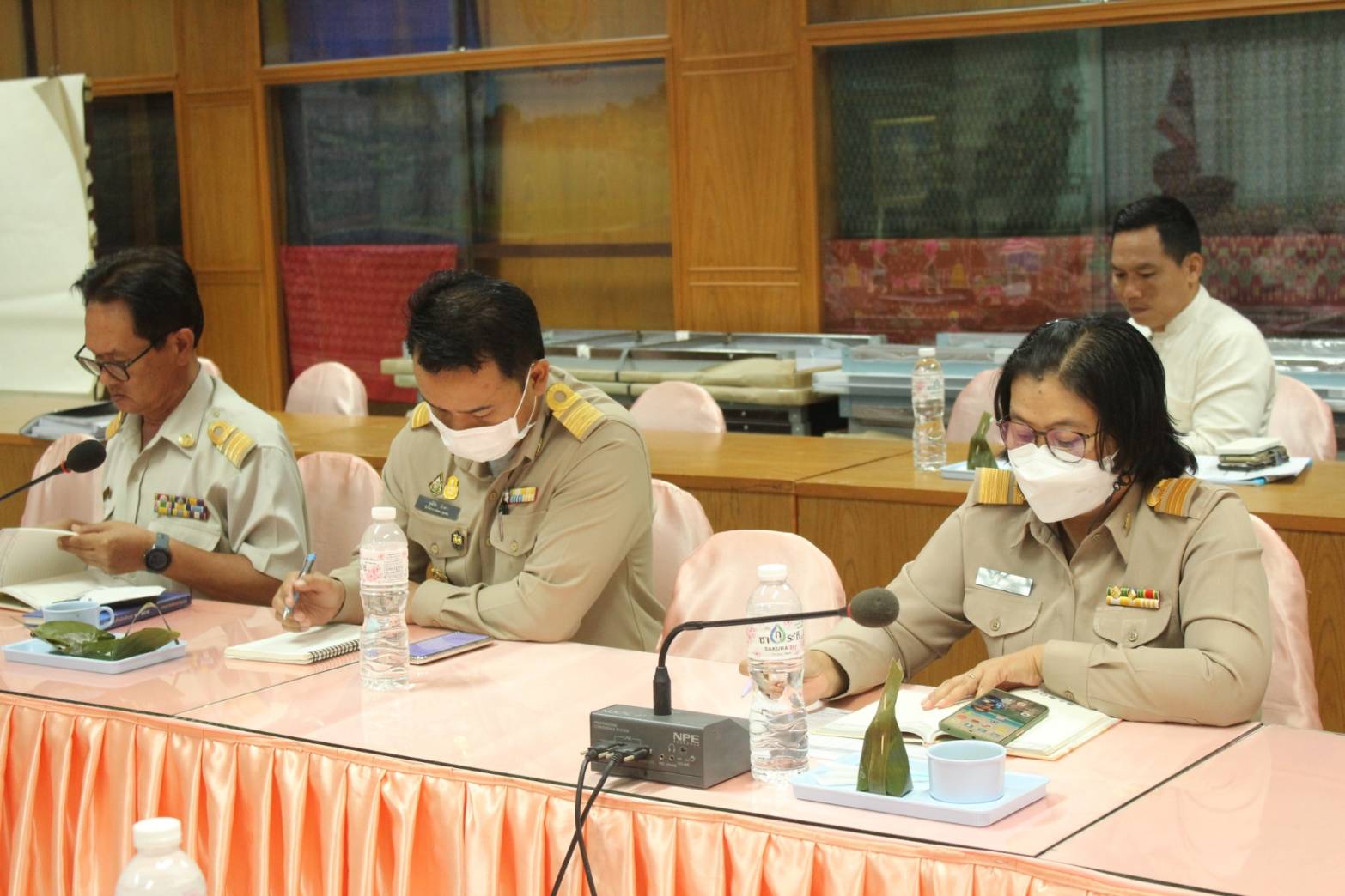 พช.มหาสารคาม รับการตรวจราชการของผู้ตรวจราชการกรมการพัฒนาชุมชน