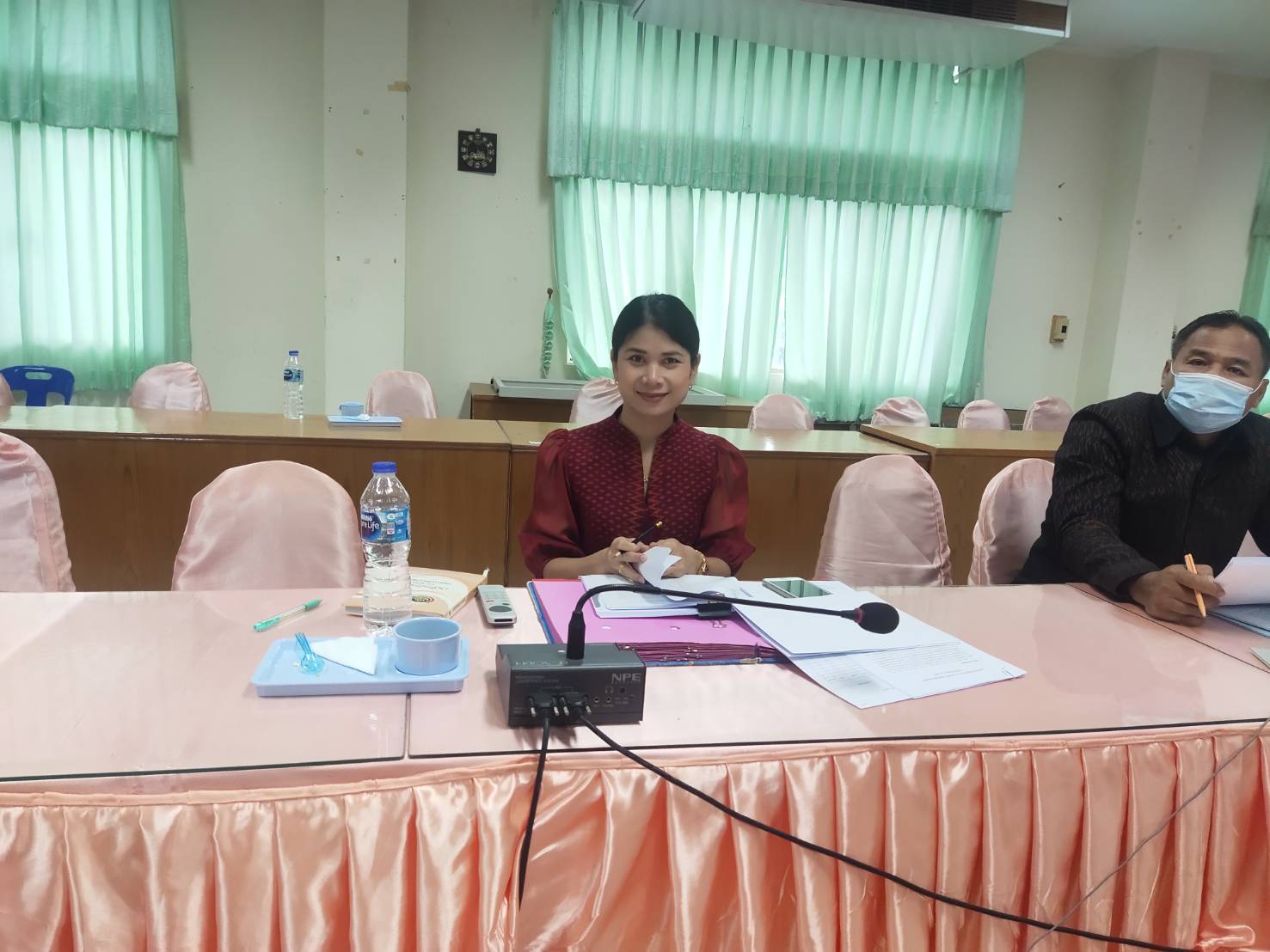 ? พช.มหาสารคาม : ร่วมประชุมเชิงปฏิบัติการเพิ่มประสิทธิภาพการพัฒนาชุมชนธรรมาภิบาล ผ่านระบบวิดีทัศน์ทางไกล (Video Conference) ??