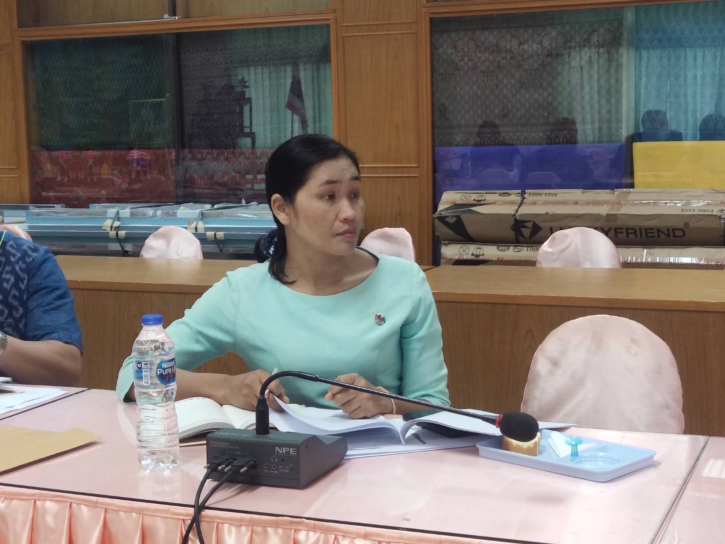 ? พช.มหาสารคาม : ร่วมประชุมเชิงปฏิบัติการเพิ่มประสิทธิภาพการพัฒนาชุมชนธรรมาภิบาล ผ่านระบบวิดีทัศน์ทางไกล (Video Conference) ??