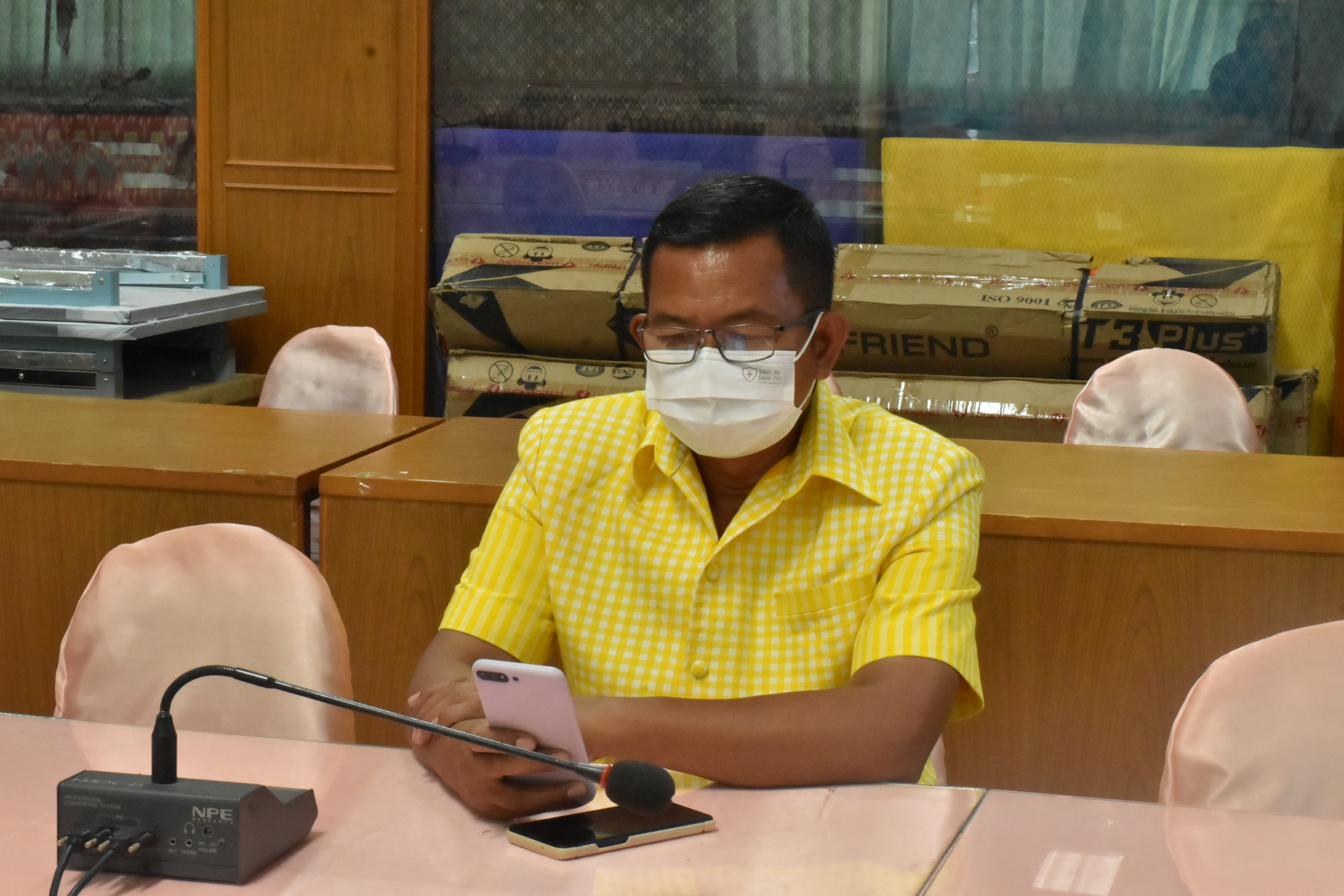 ?? พช.มหาสารคาม : ร่วมประชุมชี้แจงการบริหารจัดการฐานข้อมูลขนาดใหญ่ หรือ Big Data กรมการพัฒนาชุมชน : ฐานข้อมูล “โคก หนอง นา” ผ่านระบบ Video Conference” ??