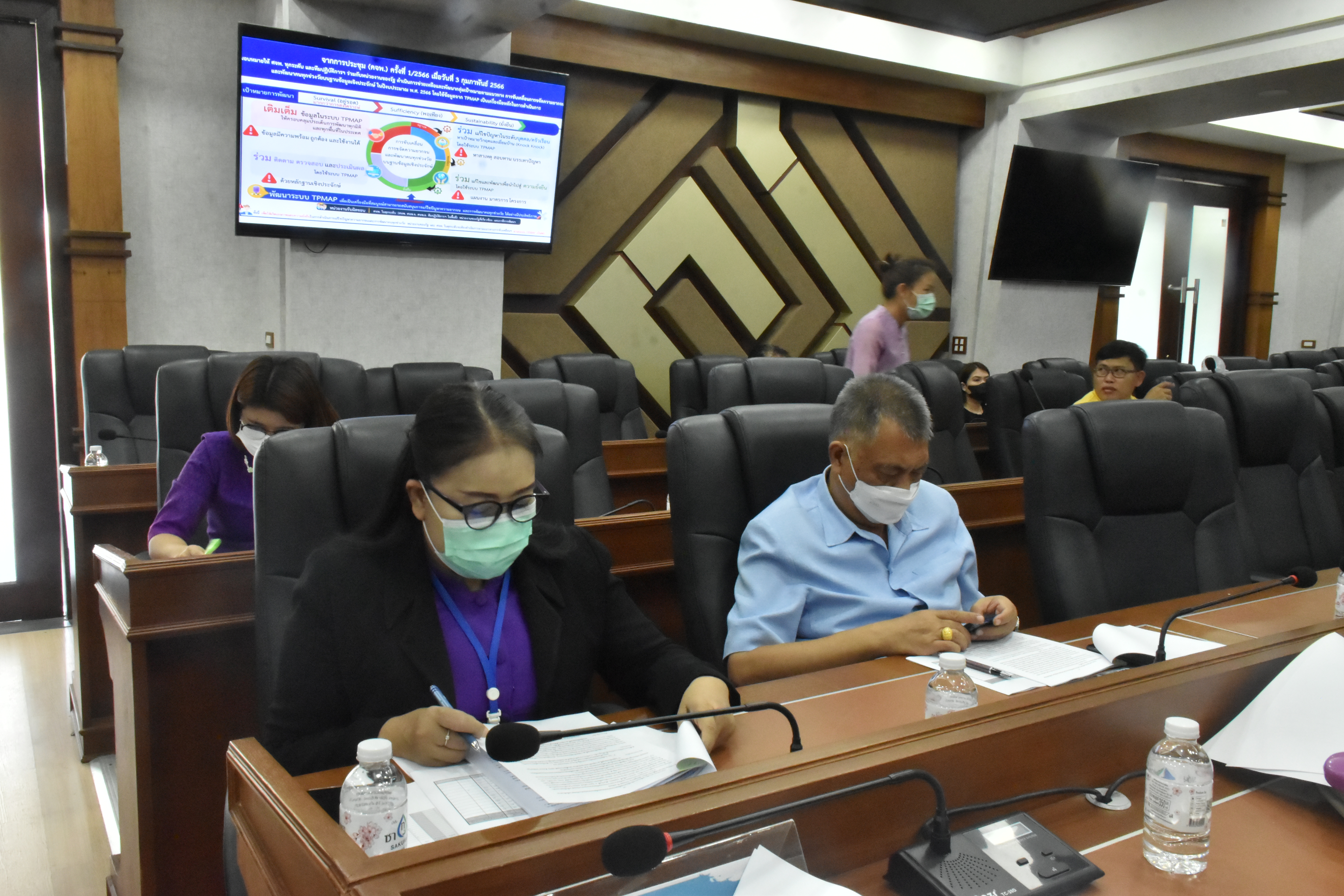 ?พช.มหาสารคามประชุมคณะกรรมการบริหารศูนย์อำนวยการขจัดความยากจนและพัฒนาคนทุกช่วงวัยอย่างยั่งยืนตามหลักปรัชญาของเศรษฐกิจพอเพียงจังหวัดมหาสารคาม (คจพ.จ.) ครั้งที่ 1/2566 ?