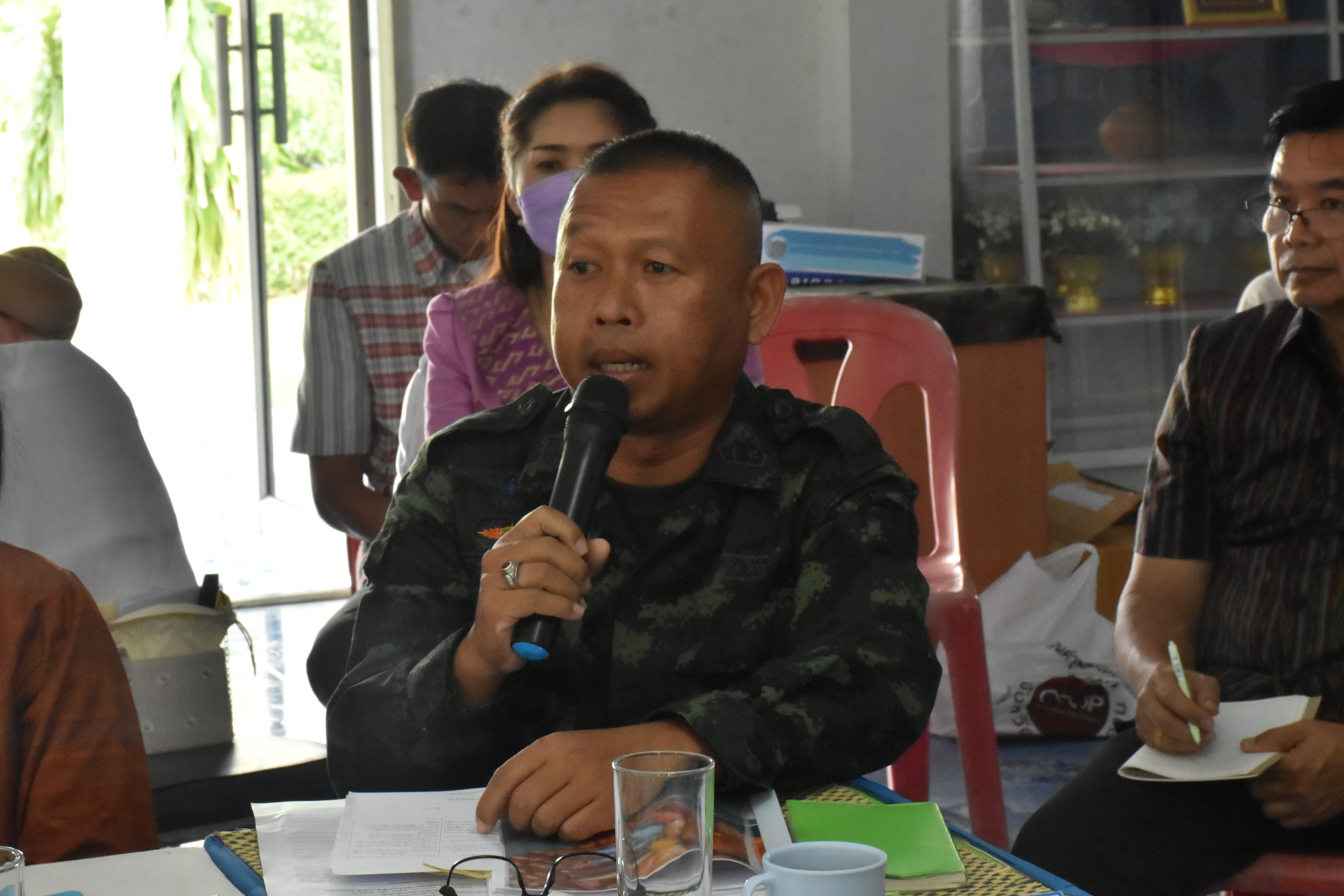 ? พช.มหาสารคาม ร่วมประชุมติดตามงานโครงการอันเนื่องมาจากพระราชดำริ ด้านการส่งเสริมศิลปาชีพ ในพื้นที่จังหวัดมหาสารคาม?