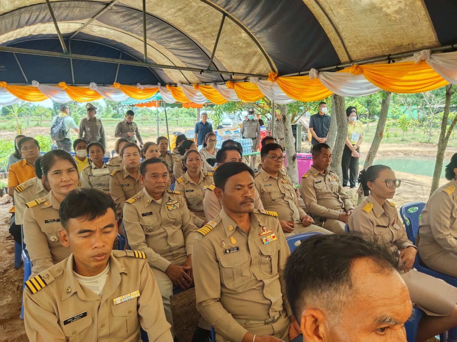? พช.มหาสารคาม  ร่วมพิธีเปิดการอบรมตามโครงการ โคก หนอง นา พระราชทานข้าราชบริพารฯ?